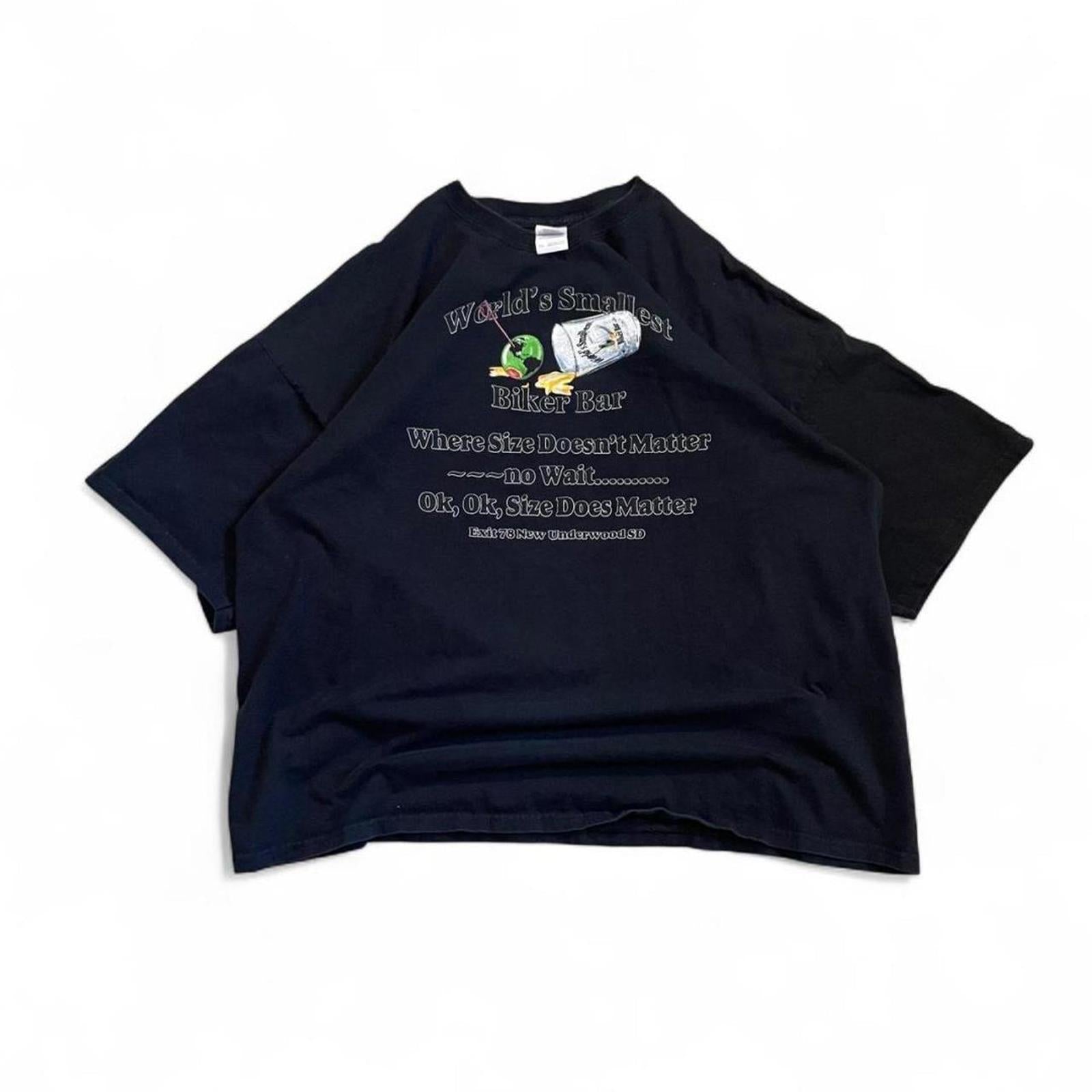 Vintage Y2K Oversized Funny Biker T-Shirt Gildan 4bf01704-3076-4710-974b-b7dc6561fb81