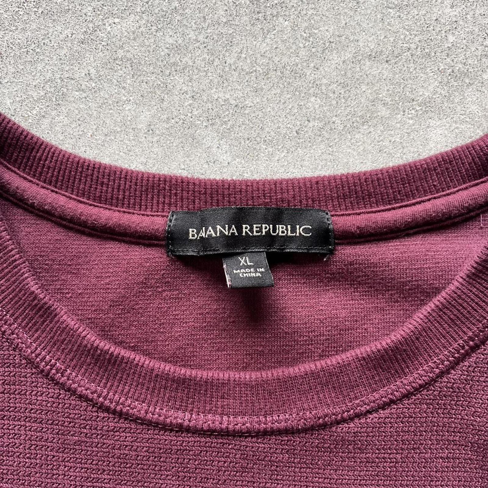 Vintage Style Banana Republic Knit Long Sleeve Shirt - Uptwn Vintage