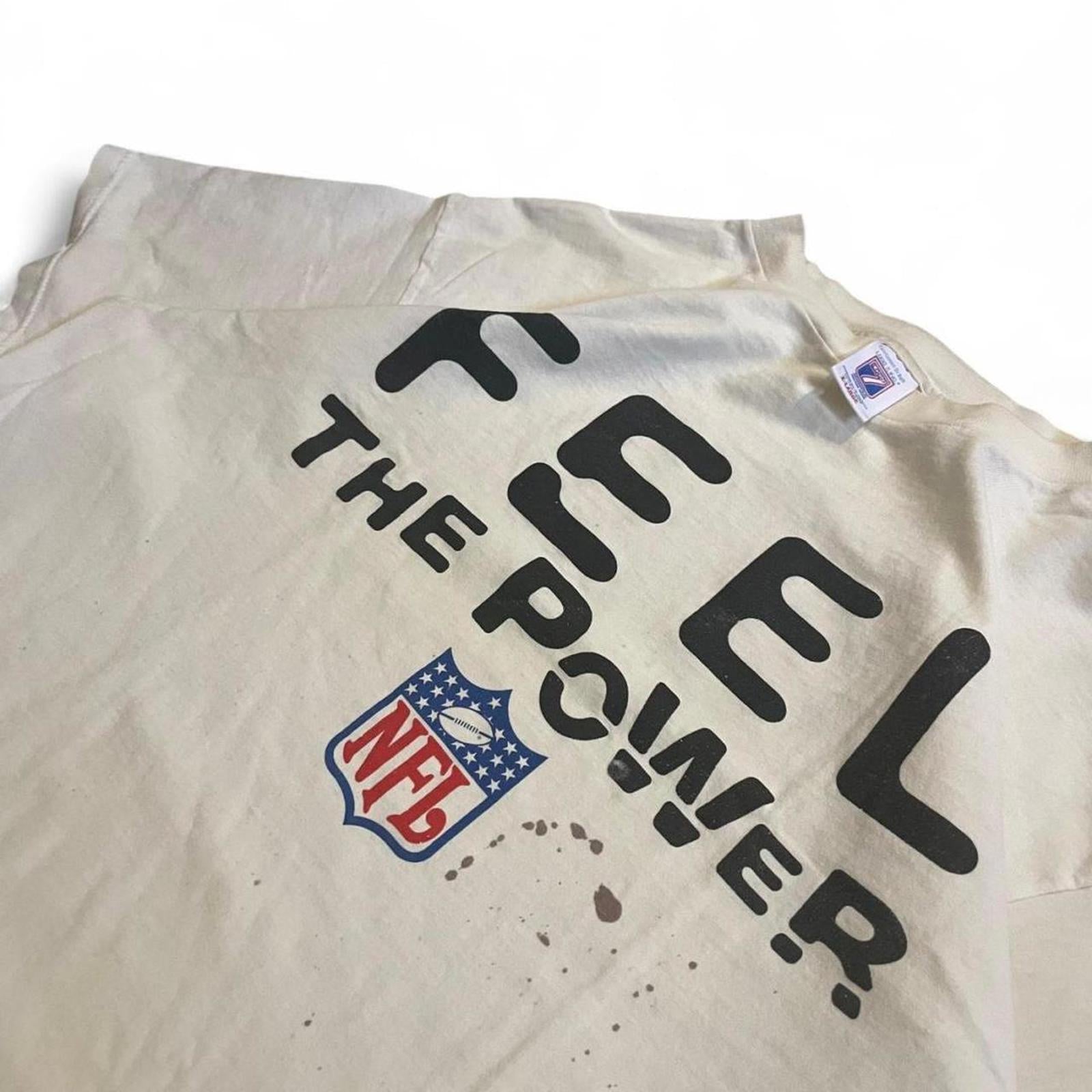 Vintage 90s Logo 7 NFL "Feel The Power" T-Shirt LOGO 7 53c1b8a6-eec7-435d-9965-772a023967f2