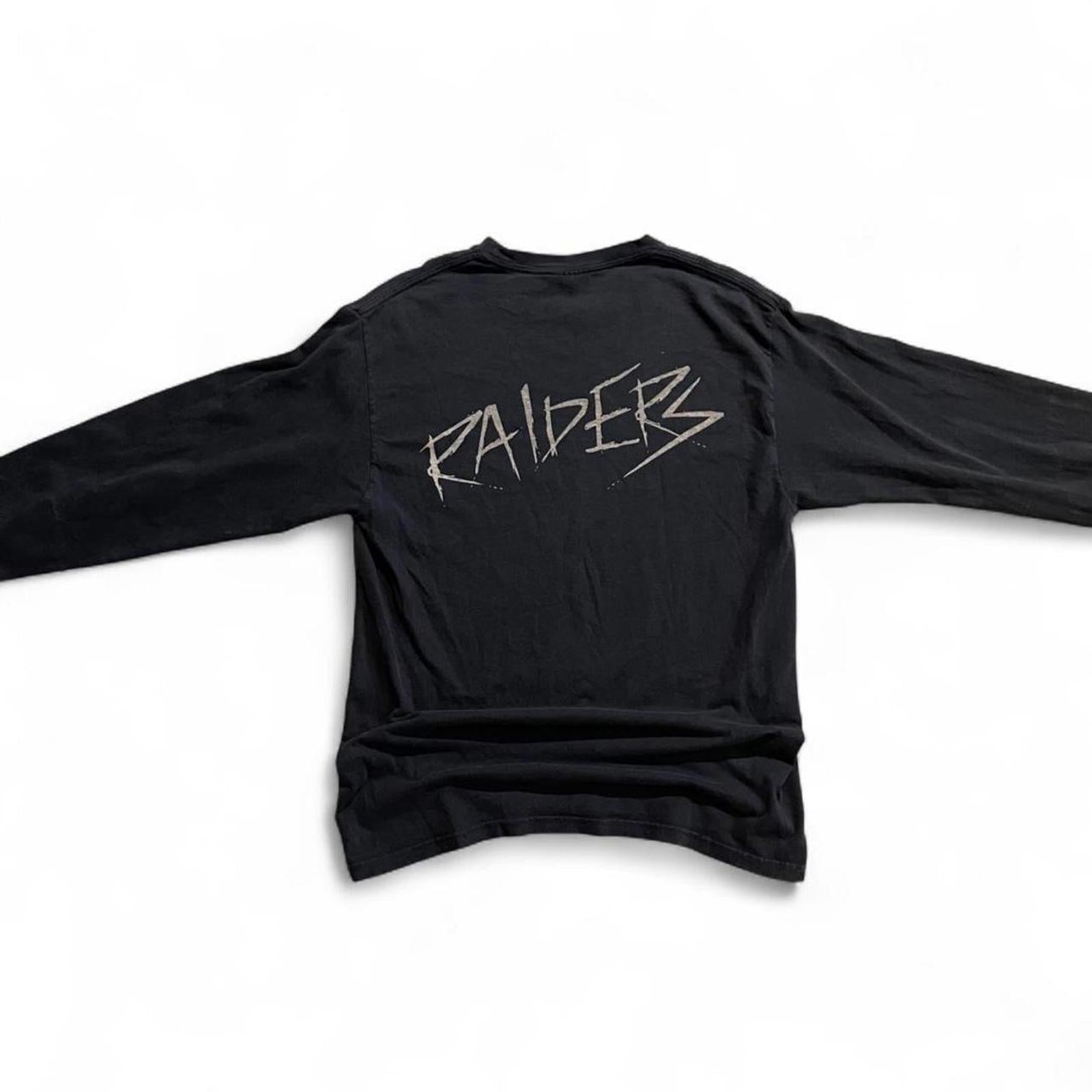 Vintage 90s Reagan Raiders Long Sleeve Shirt Hanes 569bea90-7a23-45ec-8826-bd7ae18e8a78