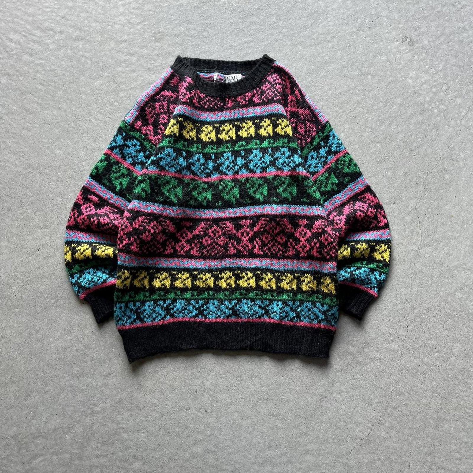 Vintage Clothing Vintage 80s Colorful Bloomingdale’s Knit Sweater Bloomingdale's - uptwn vintage - 582dcd29-ffc2-4a1e-b3d7-9025787f12ad