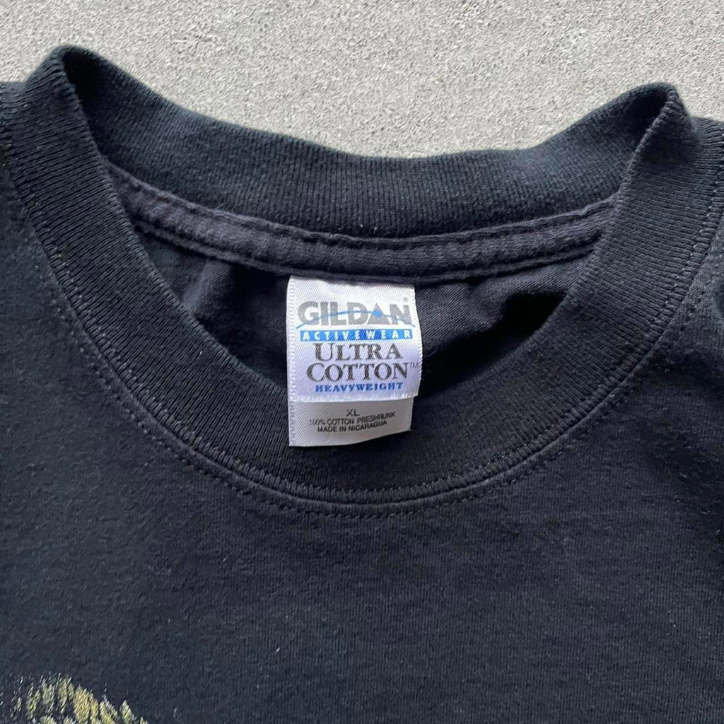 Vintage Y2K Just Wing It Biker T-Shirt