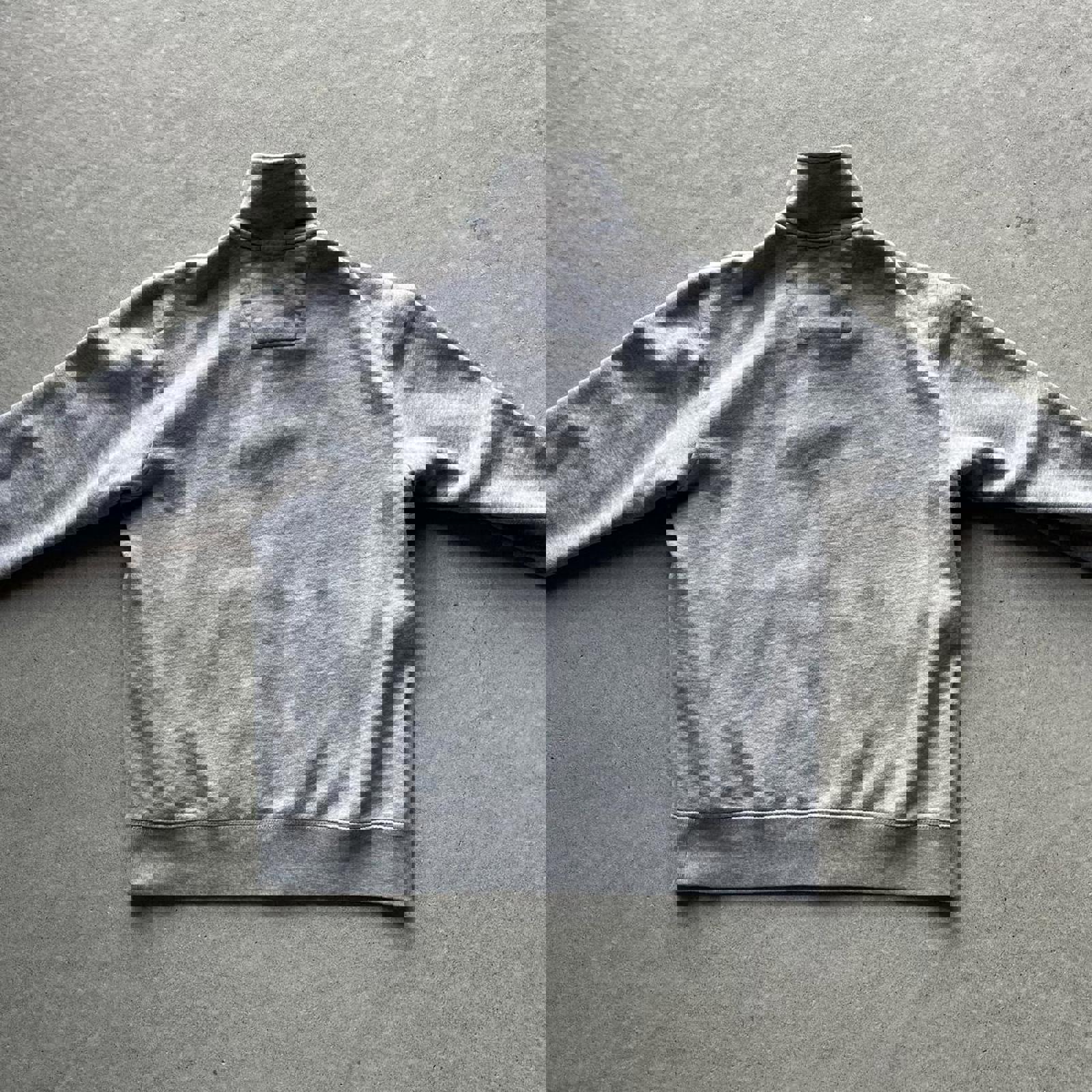 Vintage Y2K Grey Nautica Quarter-Zip Sweatshirt