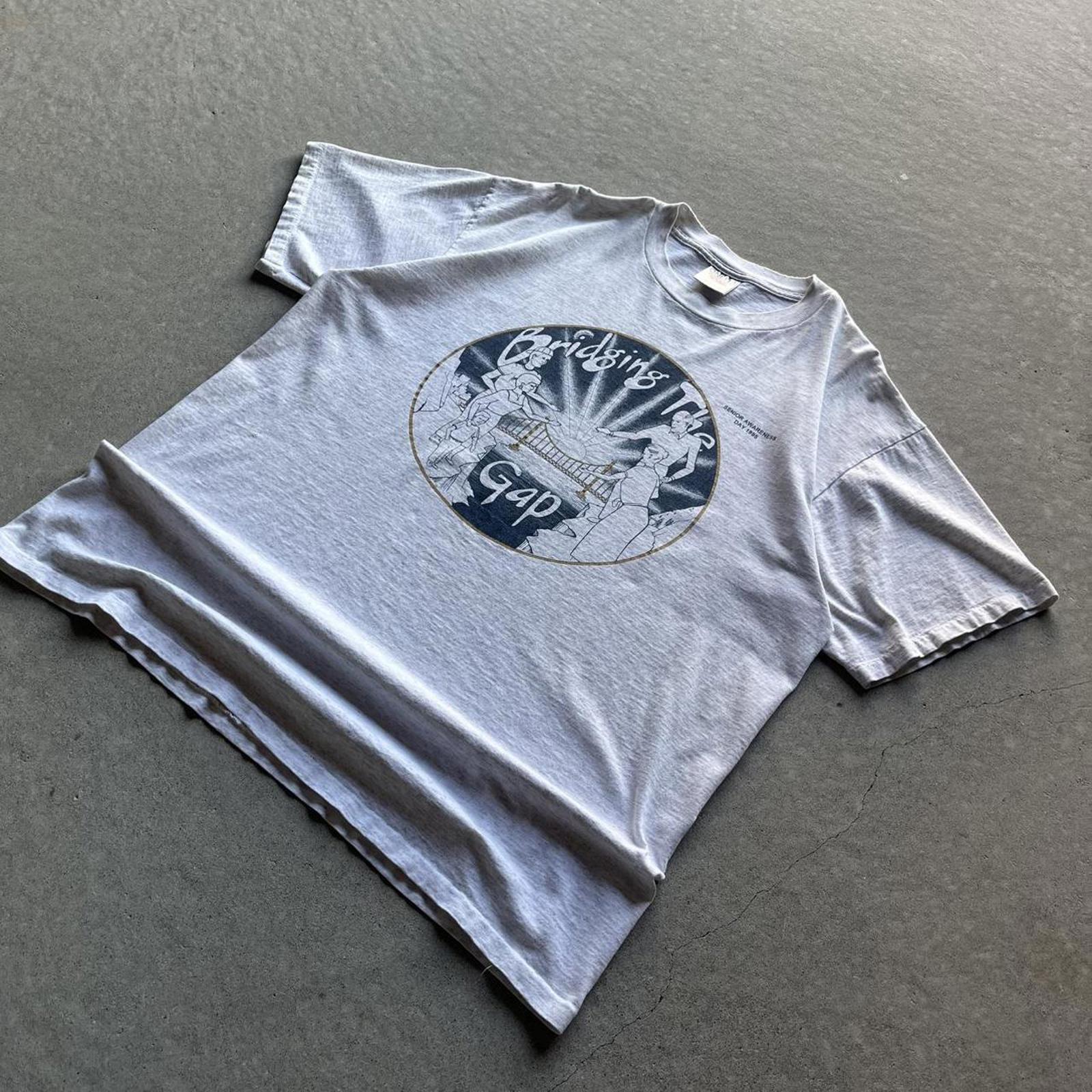 Vintage 1995 Bridging The Gap Senior Awareness Day T-Shirt - Uptwn Vintage