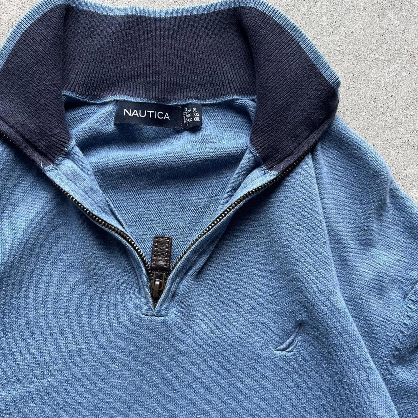 Vintage Clothing Vintage Y2K Blue Nautica Quarter-Zip Nautica - uptwn vintage - 5b455d7b-801f-4886-be46-4ec0c527a0f0