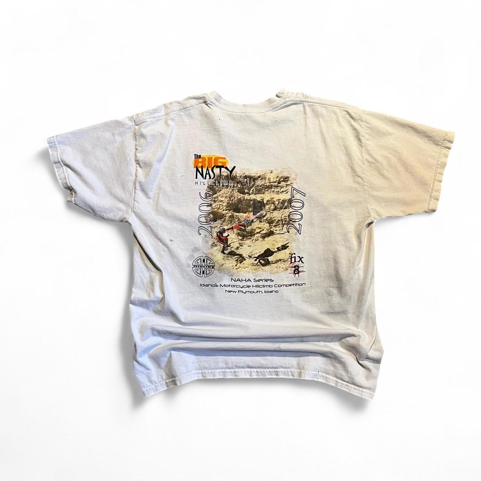 Vintage 2007 Big Nasty Hillclimb T-Shirt JERZEES 5eb71598-3922-4d78-913c-0edc9e5013d1