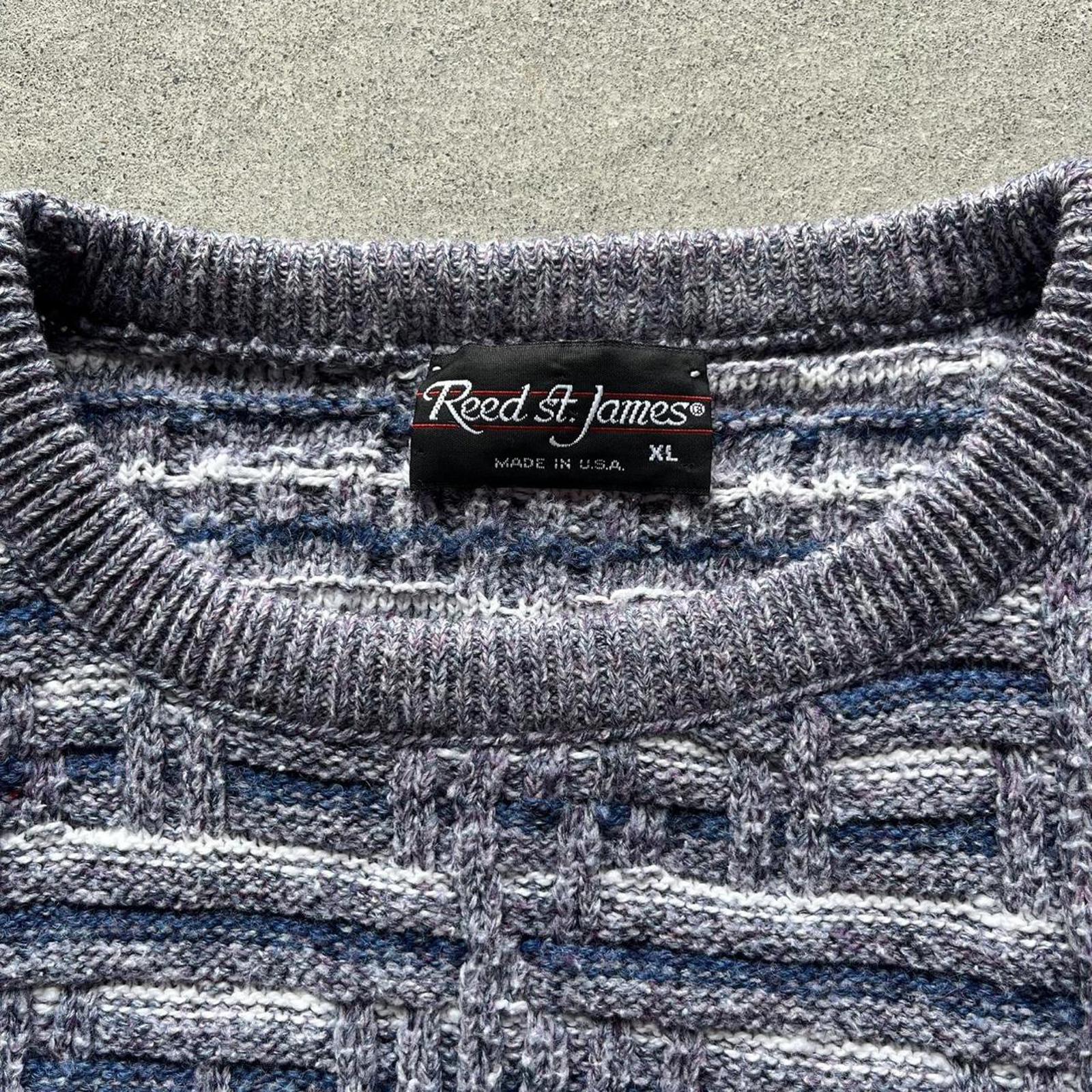Vintage Clothing Vintage 90s Reed St. James Textured Knit Sweater American Vintage - uptwn vintage - 5ffce45e-fac1-423c-801c-4b00f598edfa