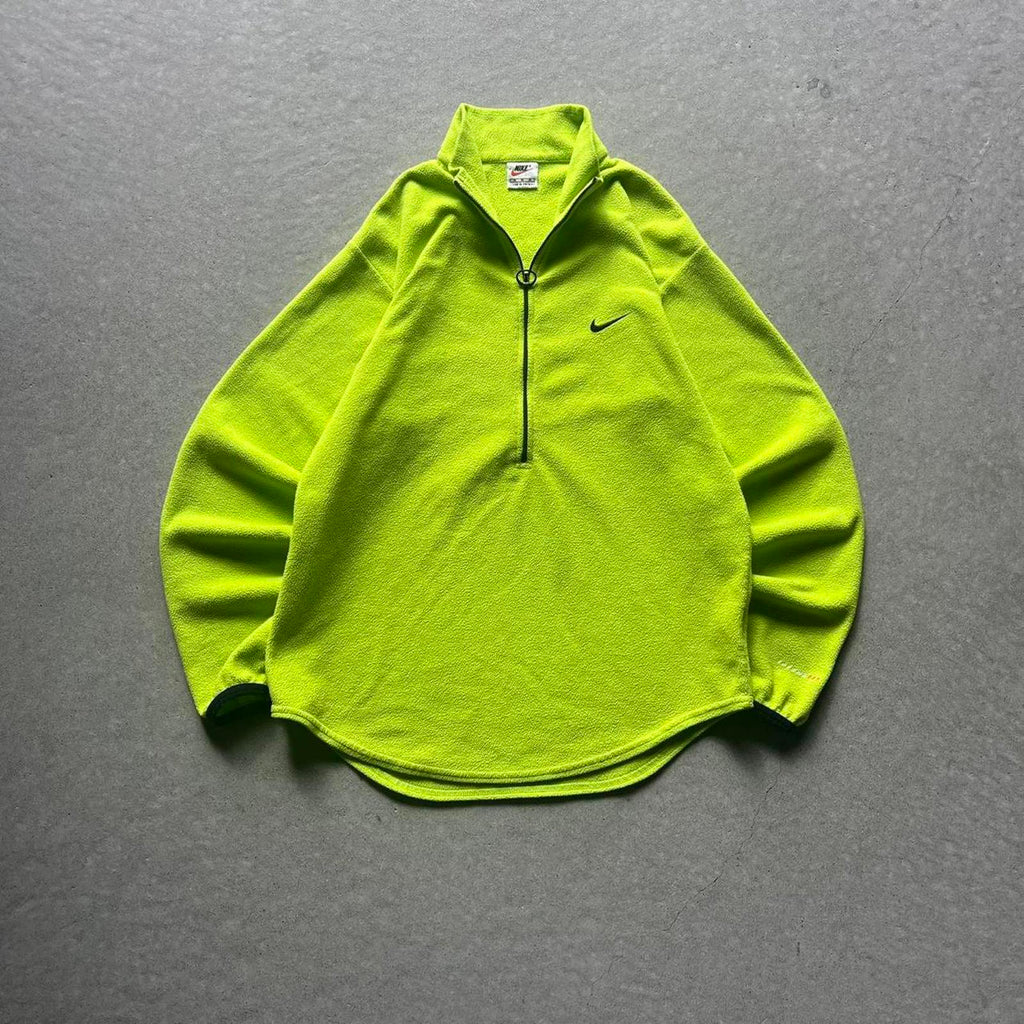Vintage Clothing Vintage 90s Green Nike Fleece Zip-Up Nike - uptwn vintage - 60306518-48e6-43e1-a902-0176eca63e0c