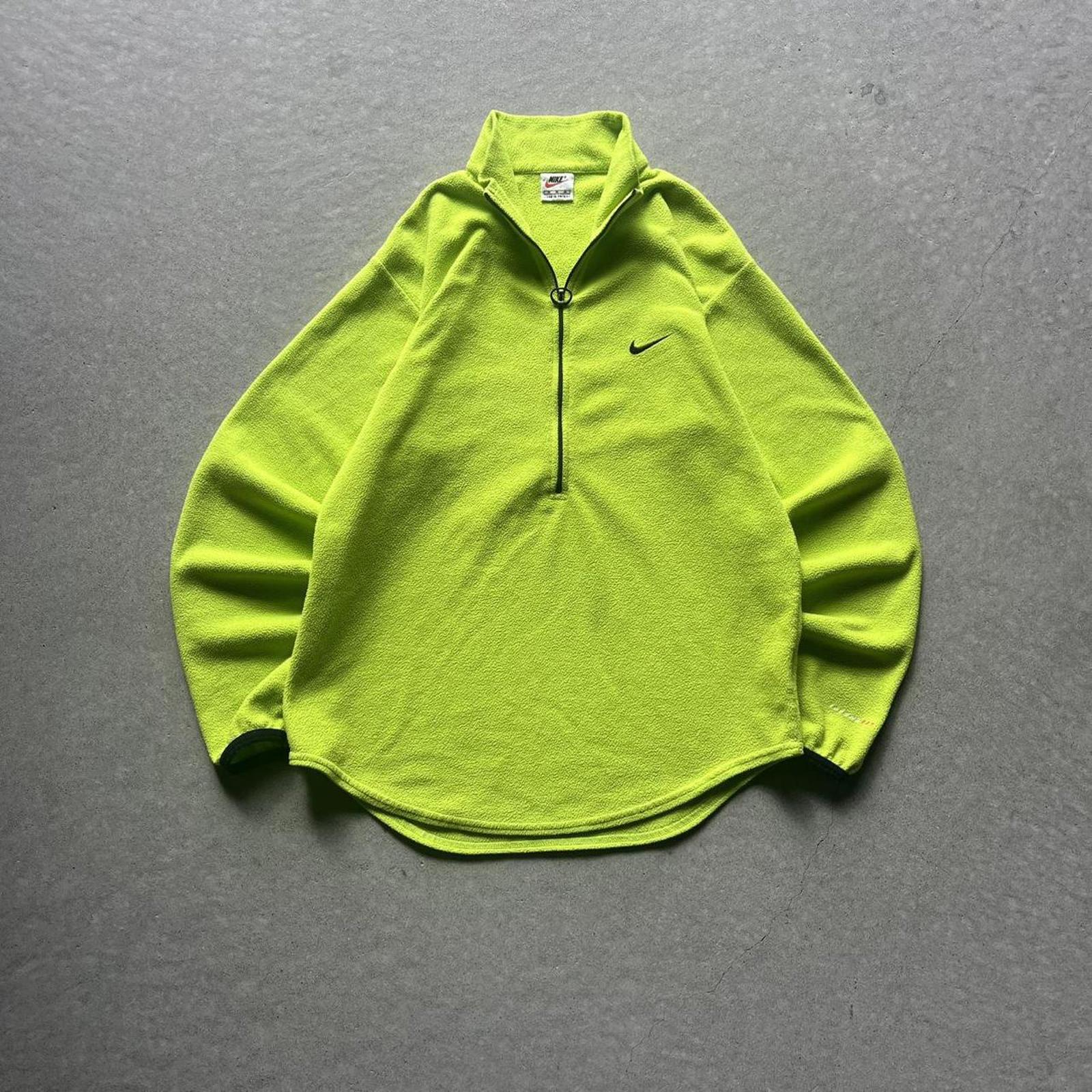 Vintage Clothing Vintage 90s Green Nike Fleece Zip-Up Nike - uptwn vintage - 60306518-48e6-43e1-a902-0176eca63e0c