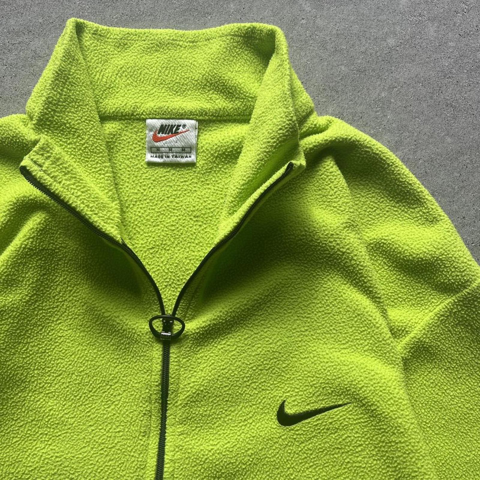 Vintage Clothing Vintage 90s Green Nike Fleece Zip-Up Nike - uptwn vintage - 64882a91-51c0-48ff-b1e4-c32a1242effe
