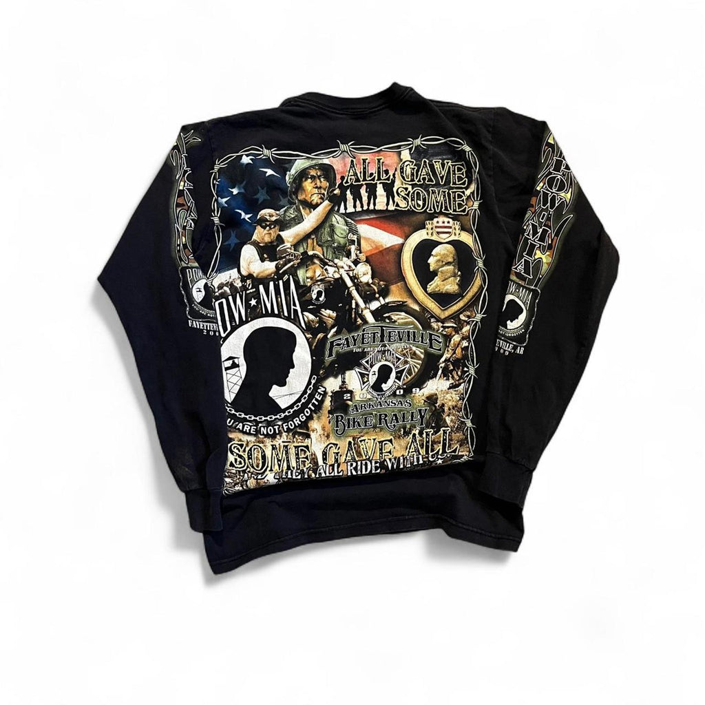 Vintage 2009 Fayetteville Arkansas POW-MIA Military Long Sleeve Shirt American Vintage 659b4ce2-6a6d-483f-b9eb-40be940b31b1