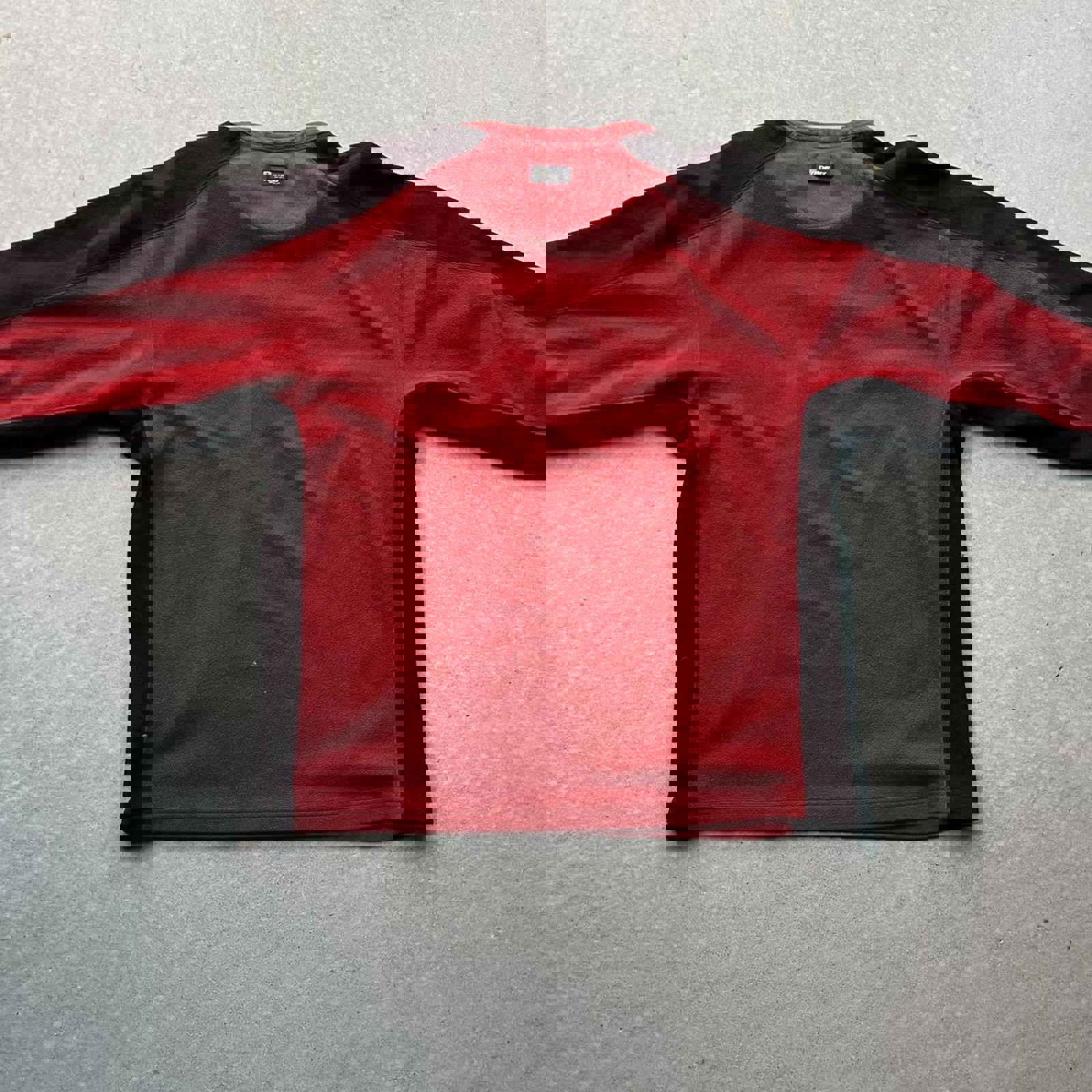 Vintage 90s Red Fleece Zip Up Jacket