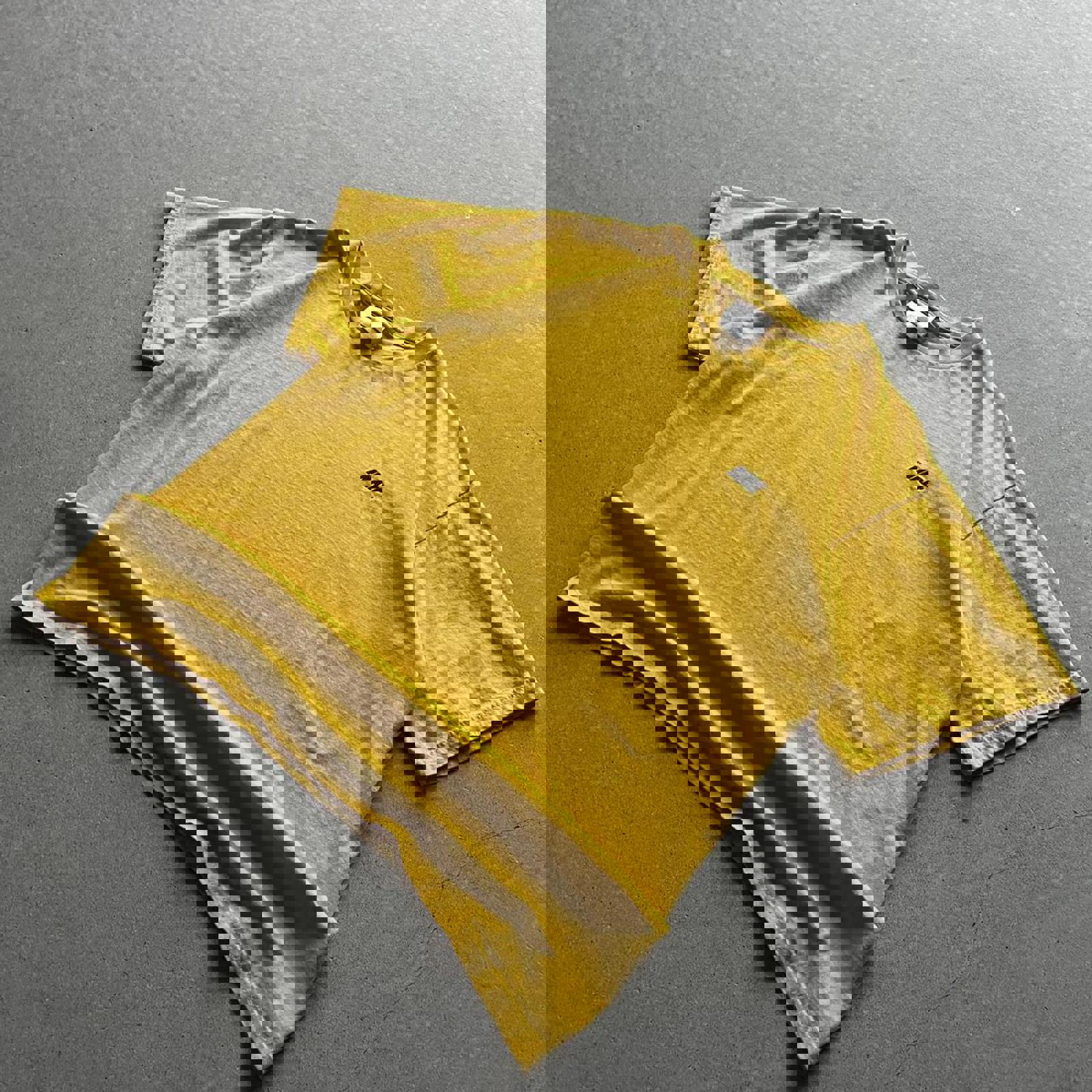 Vintage Y2K Yellow Nike Spell-Out T-Shirt