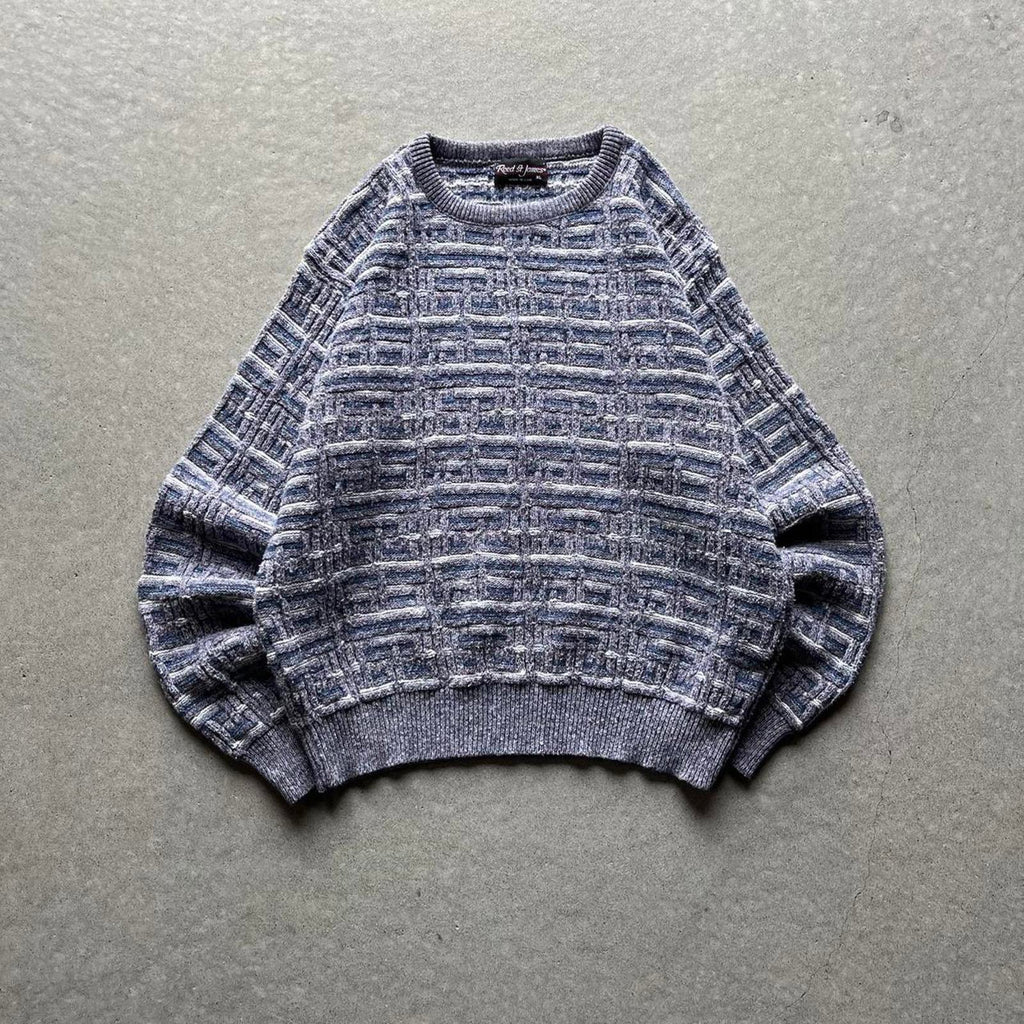 Vintage Clothing Vintage 90s Reed St. James Textured Knit Sweater American Vintage - uptwn vintage - 6f5cd21e-27d5-40e2-9a37-ad85485c26f7