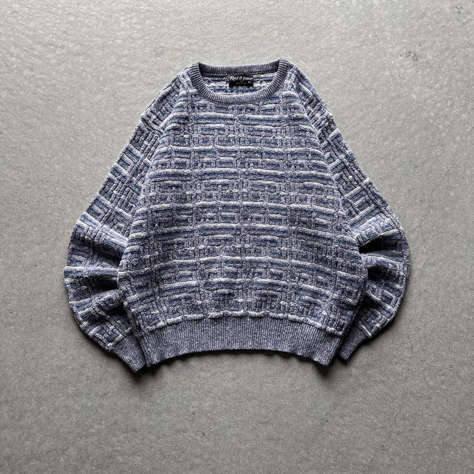 Vintage Clothing Vintage 90s Reed St. James Textured Knit Sweater American Vintage - uptwn vintage - 6f5cd21e-27d5-40e2-9a37-ad85485c26f7