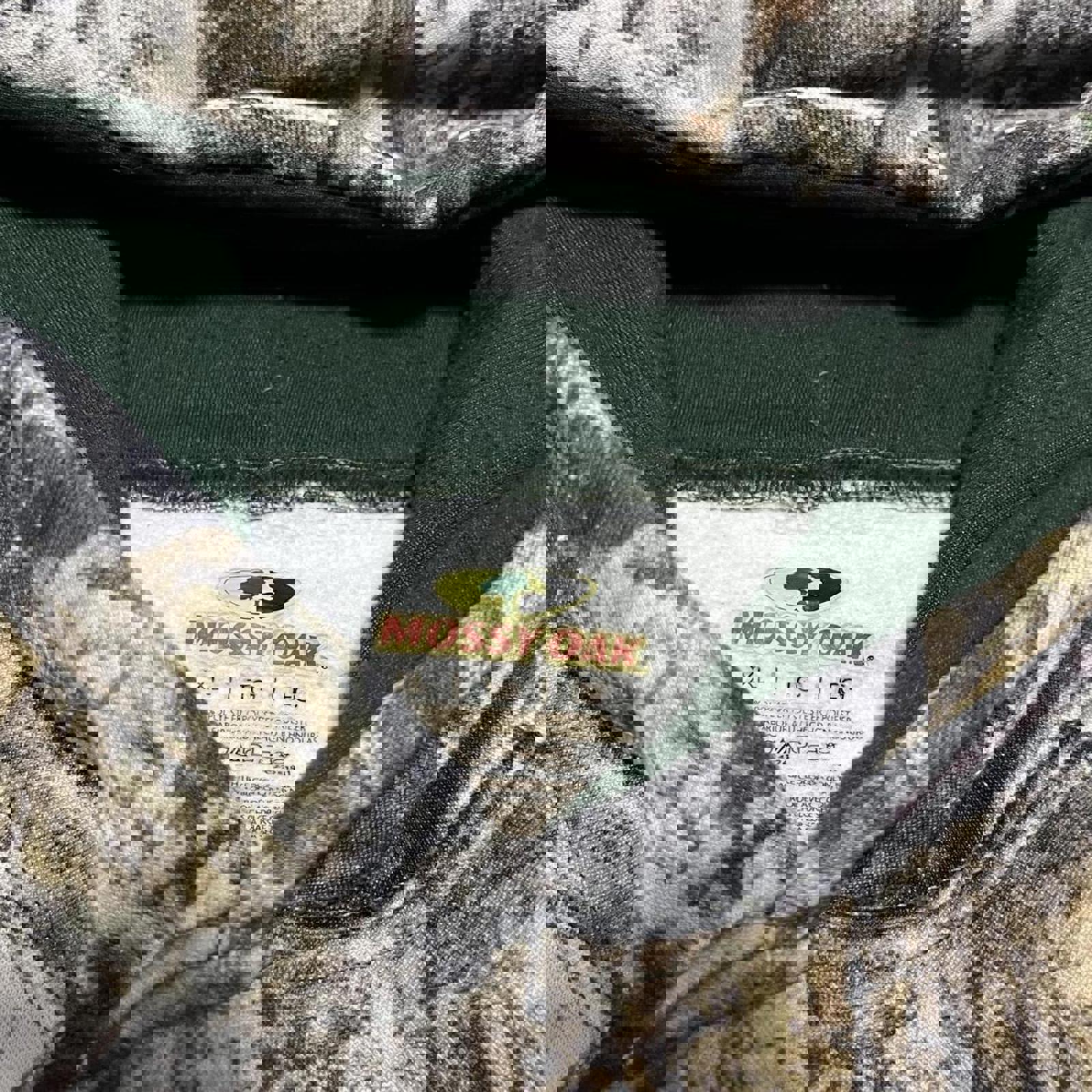 Vintage Style Mossy Oak Camo Hoodie
