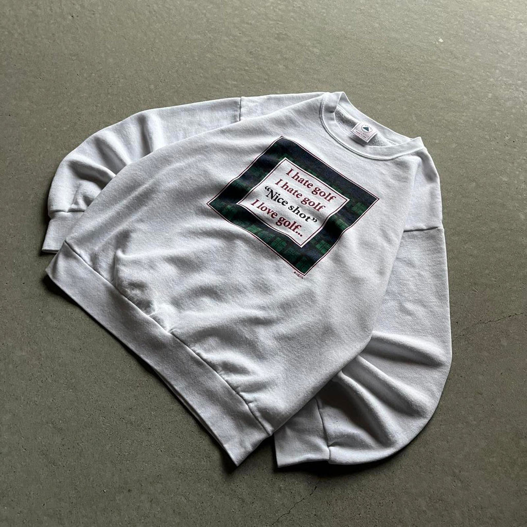 Vintage 90s Funny I Love Golf Sweatshirt