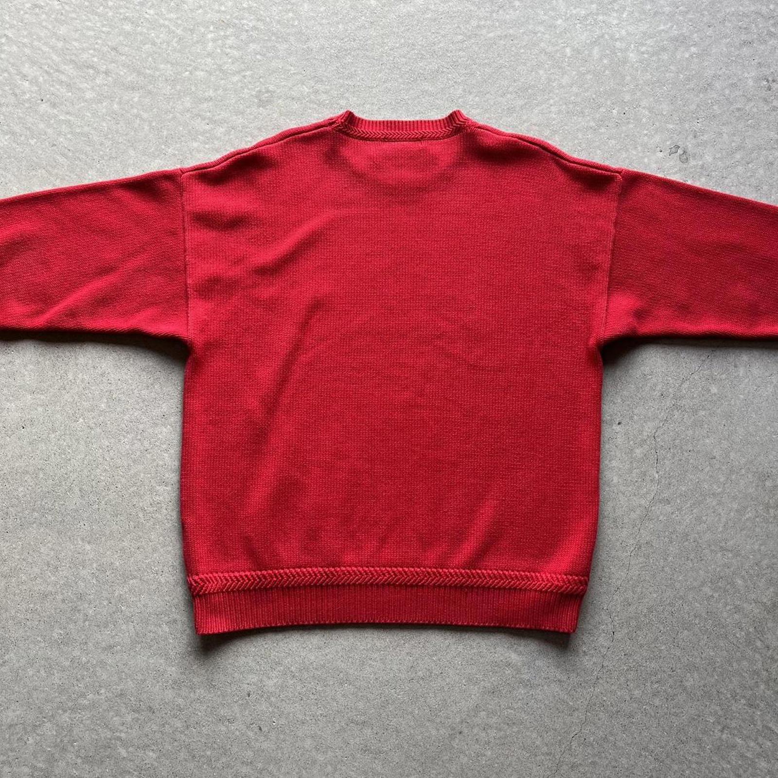 Vintage Clothing Vintage Y2K Red Nautica Knit Sweater Nautica - uptwn vintage - 720641b5-7865-4a7e-a86b-c9d4dcb9517f