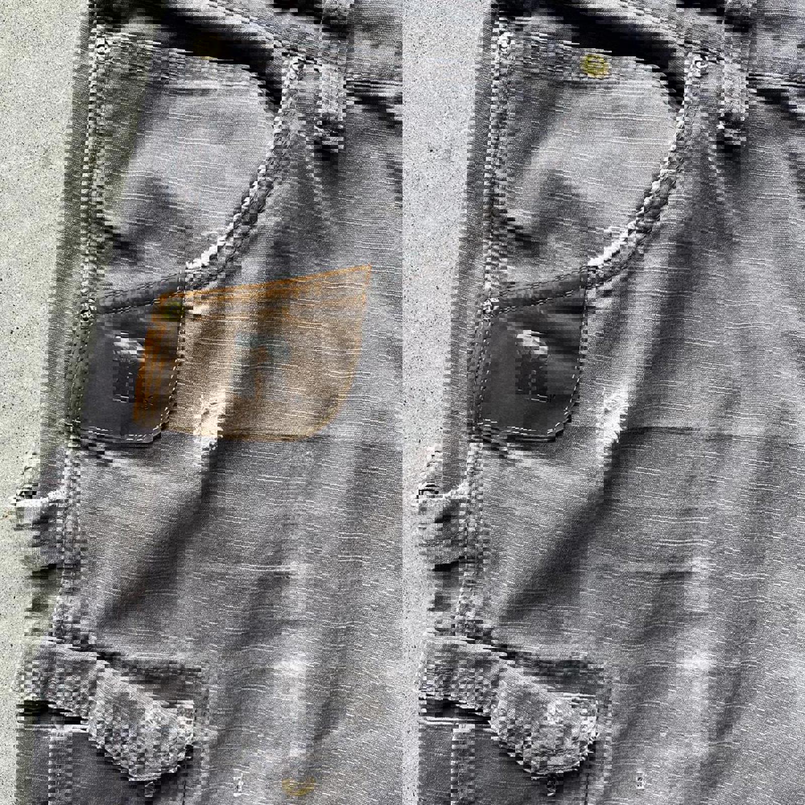 Vintage Style Distressed Wrangler Riggs Workwear Pants