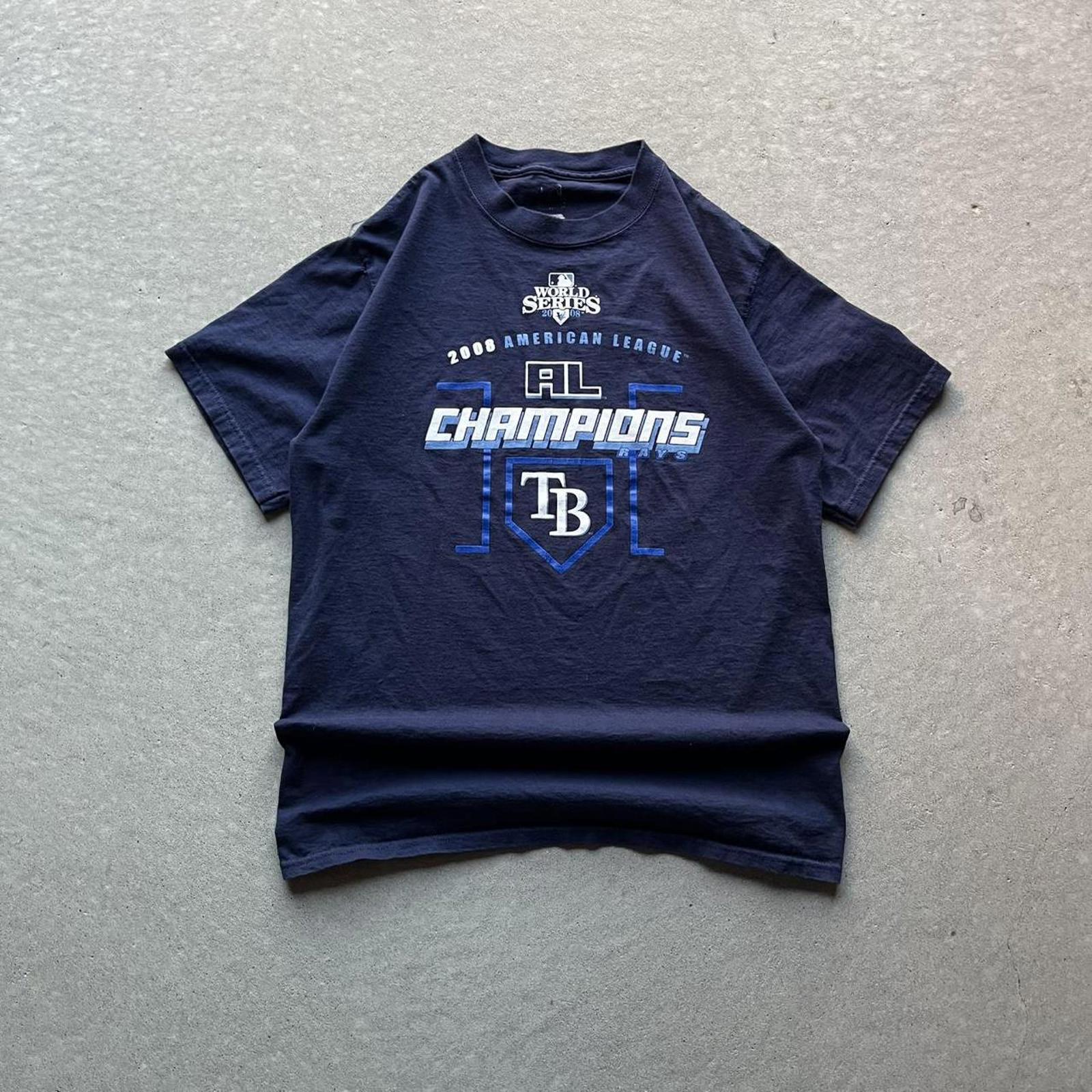 Vintage 2008 Tampa Bay Rays Champions T-Shirt - Uptwn Vintage