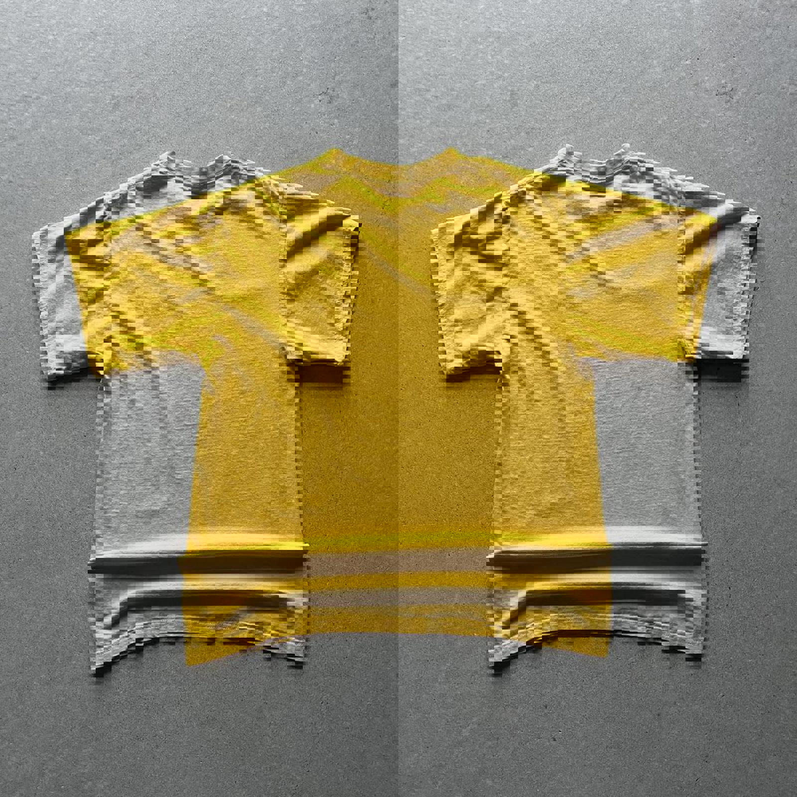 Vintage Y2K Yellow Nike Spell-Out T-Shirt