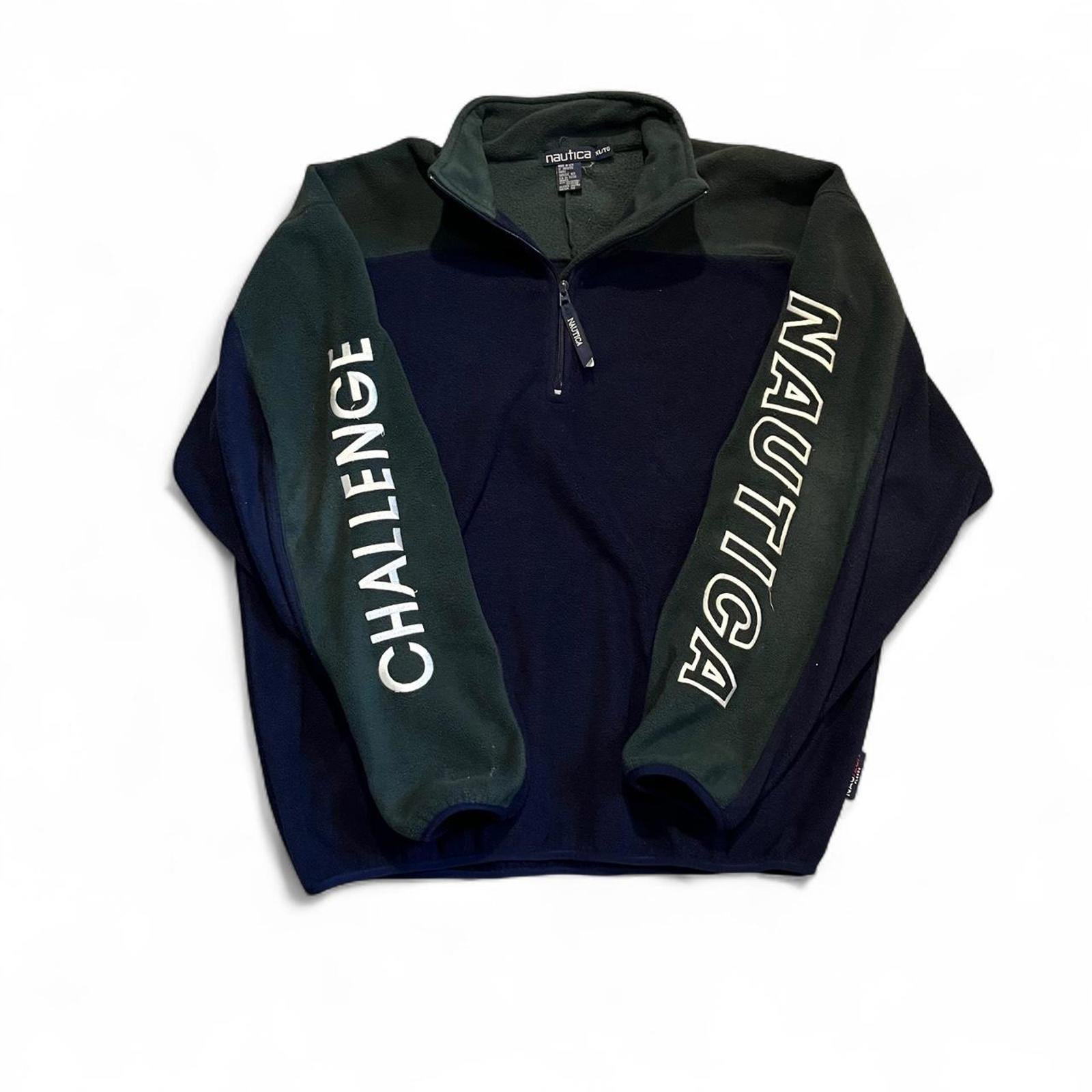 Vintage Y2K Nautica Challenge Fleece Quarter zip Nautica - uptwn vintage - 77ab192c-9bbd-4f1e-9c4e-89b475da74df