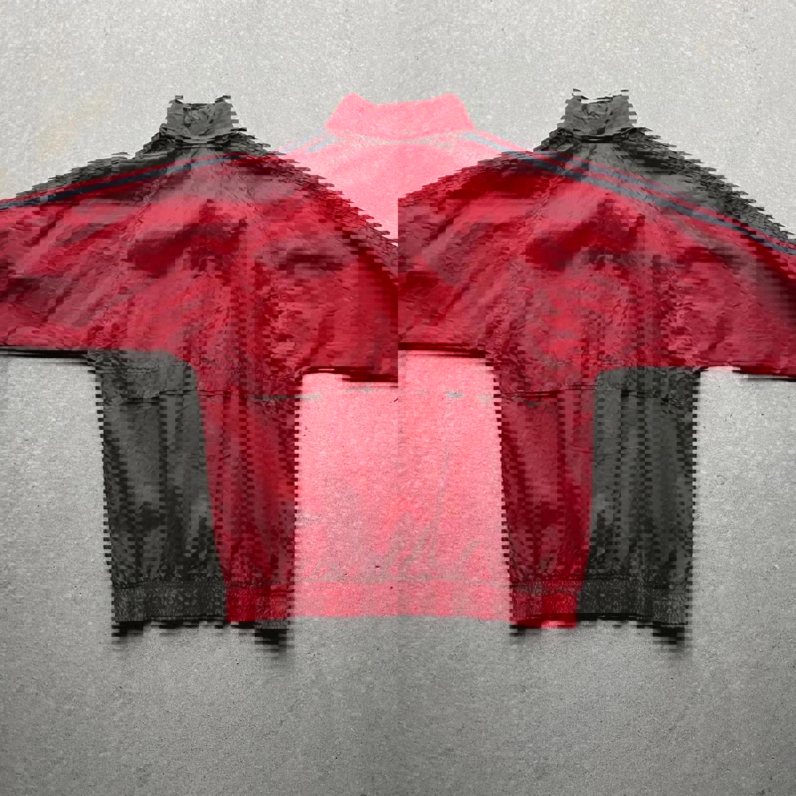 Vintage 90s Red Adidas Zip Up Jacket