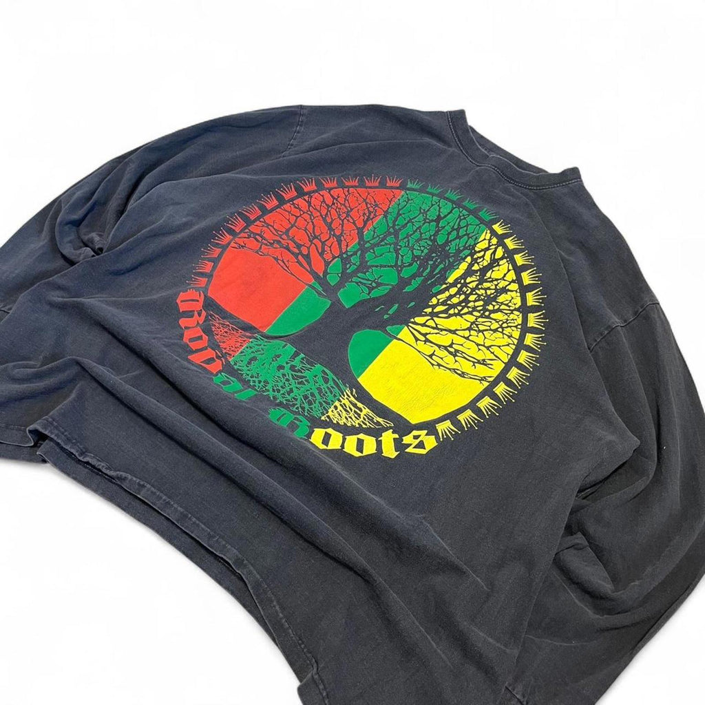 Vintage 90s Royal Roots Reggae Style Long Sleeve Shirt American Vintage - uptwn vintage - 7ae83f24-def2-4526-b614-64ba6b12dda1