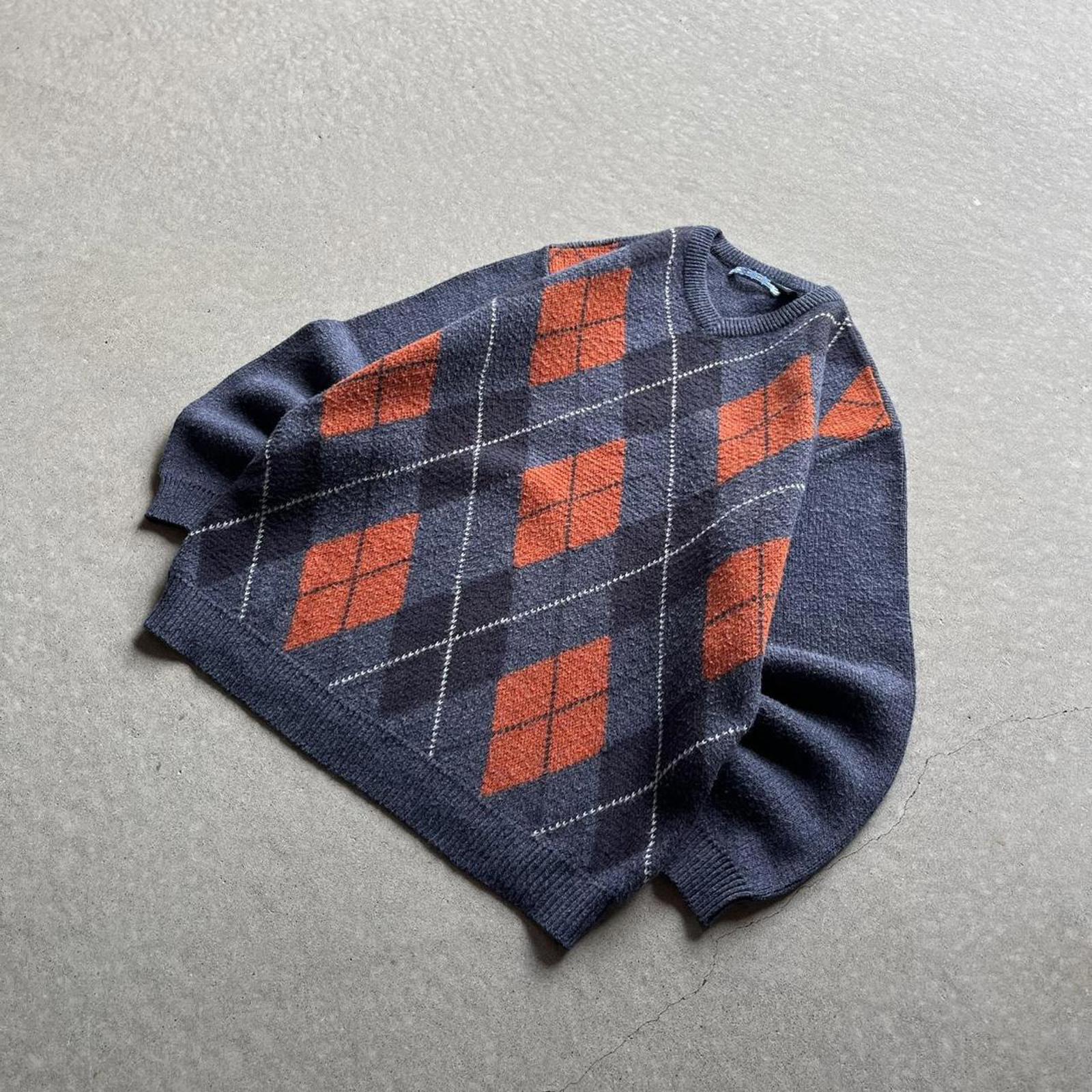 Vintage Clothing Vintage 90s Diamond Pattern Argyle Sweater American Vintage - uptwn vintage - 7ba920ca-1328-437c-8aef-00de4771f6fb