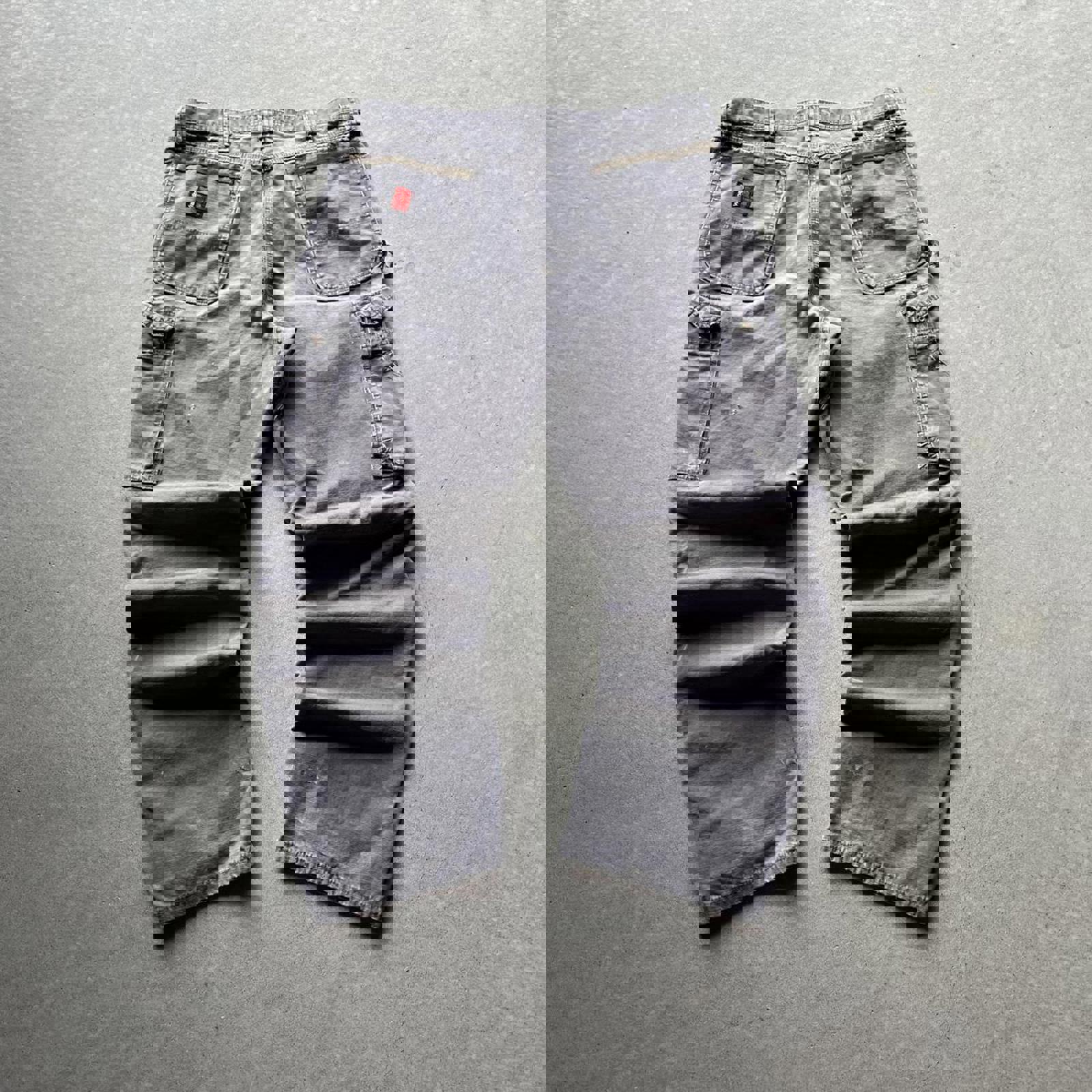 Vintage Style Distressed Wrangler Riggs Workwear Pants