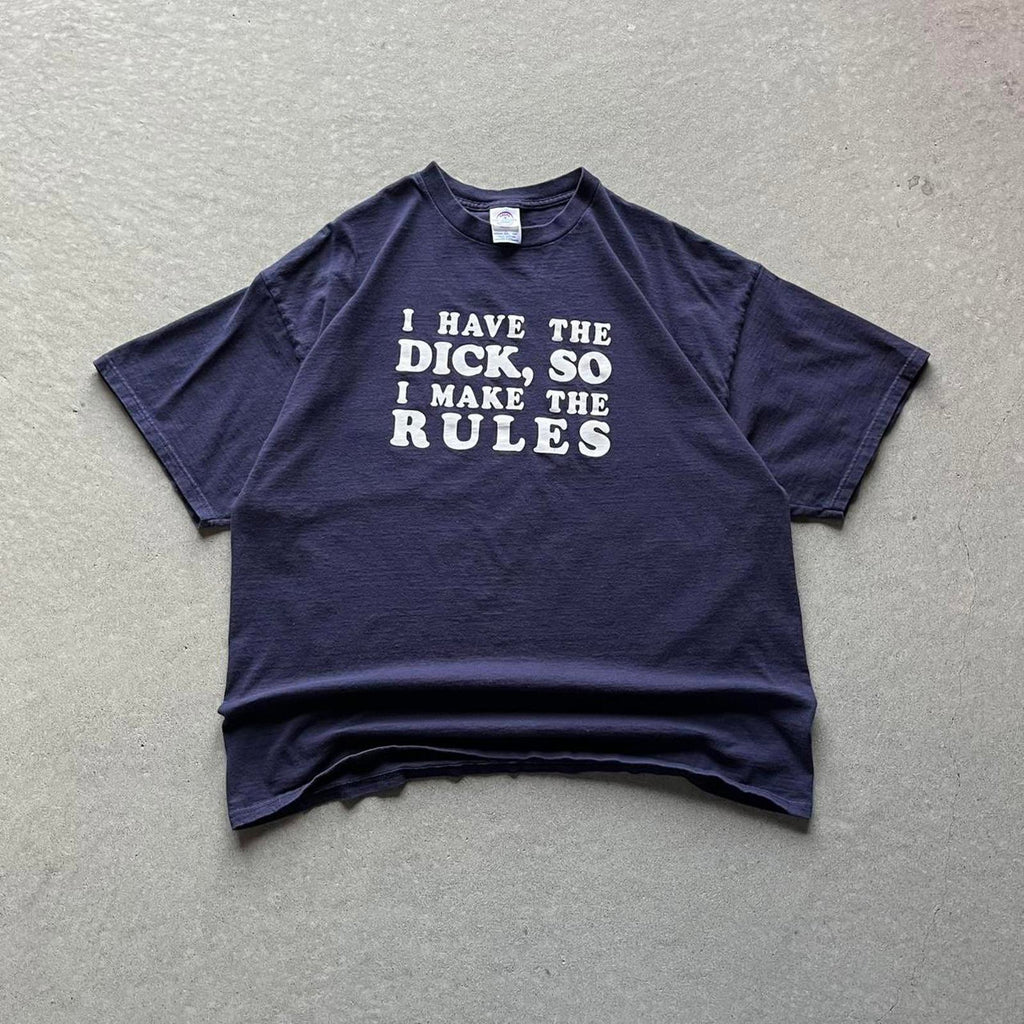 Vintage Y2K Grail Funny Dick T-Shirt - Uptwn Vintage