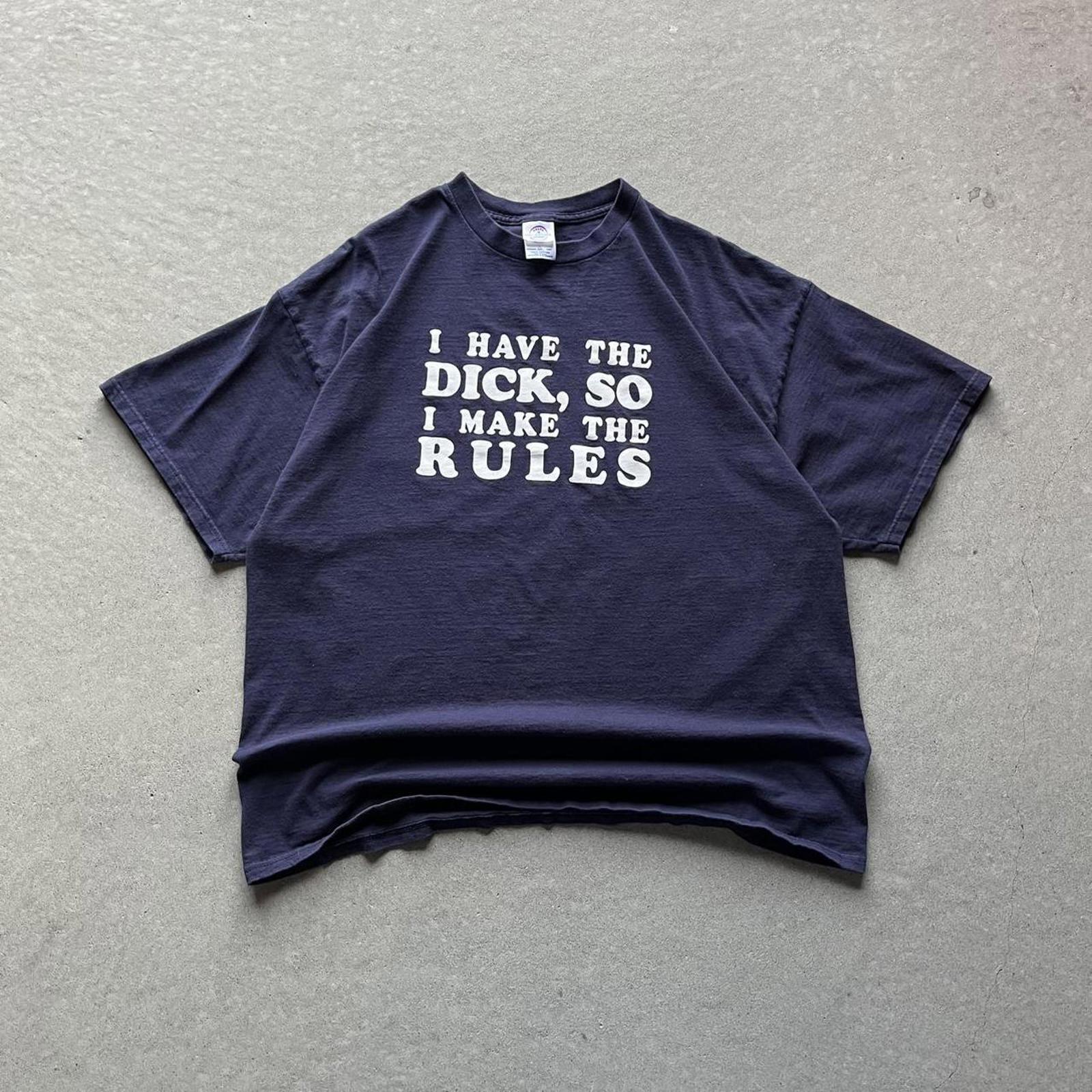 Vintage Y2K Grail Funny Dick T-Shirt - Uptwn Vintage