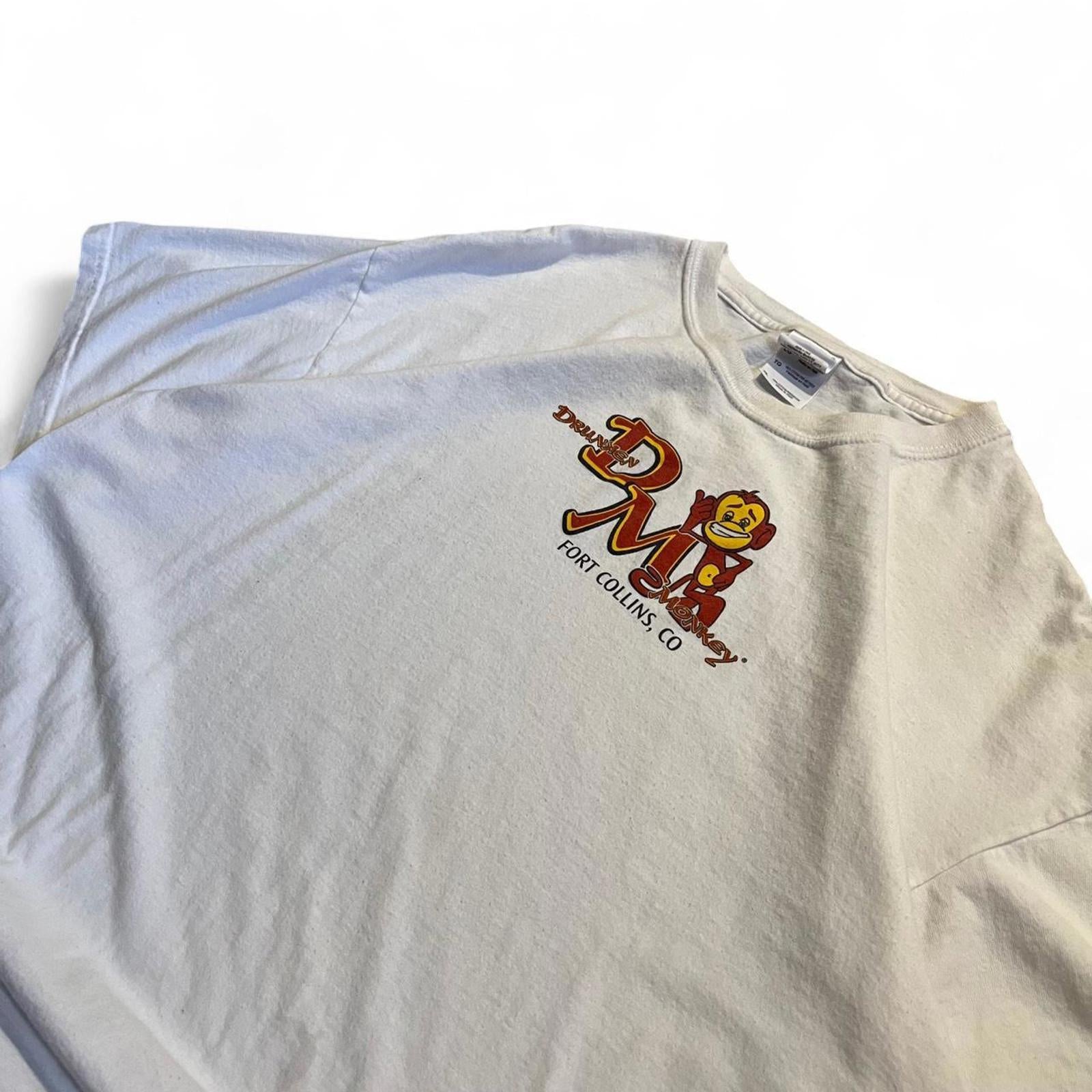 Vintage Y2K Drunken Monkey Bar Colorado T-Shirt Gildan - uptwn vintage - 836aed69-531f-47ff-a7dc-be98f8d17322