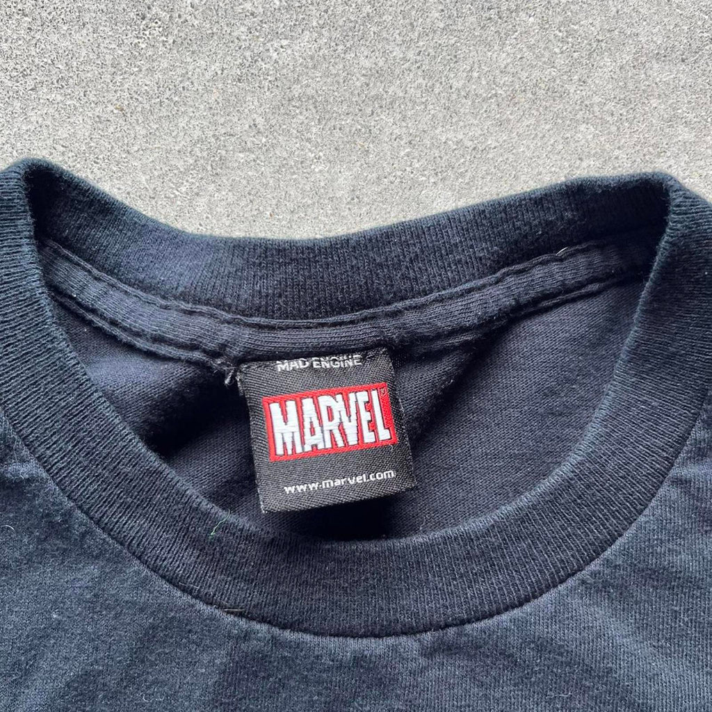 Vintage Y2K Captain America Graphic T-Shirt - Uptwn Vintage
