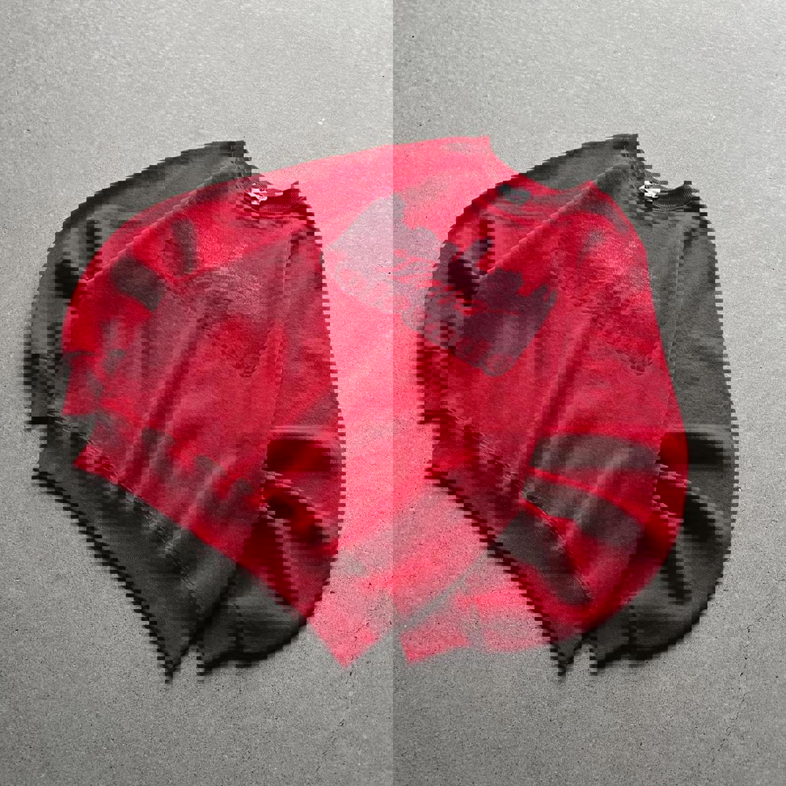 Vintage 80s Red Denver Colorado Crewneck Sweatshirt