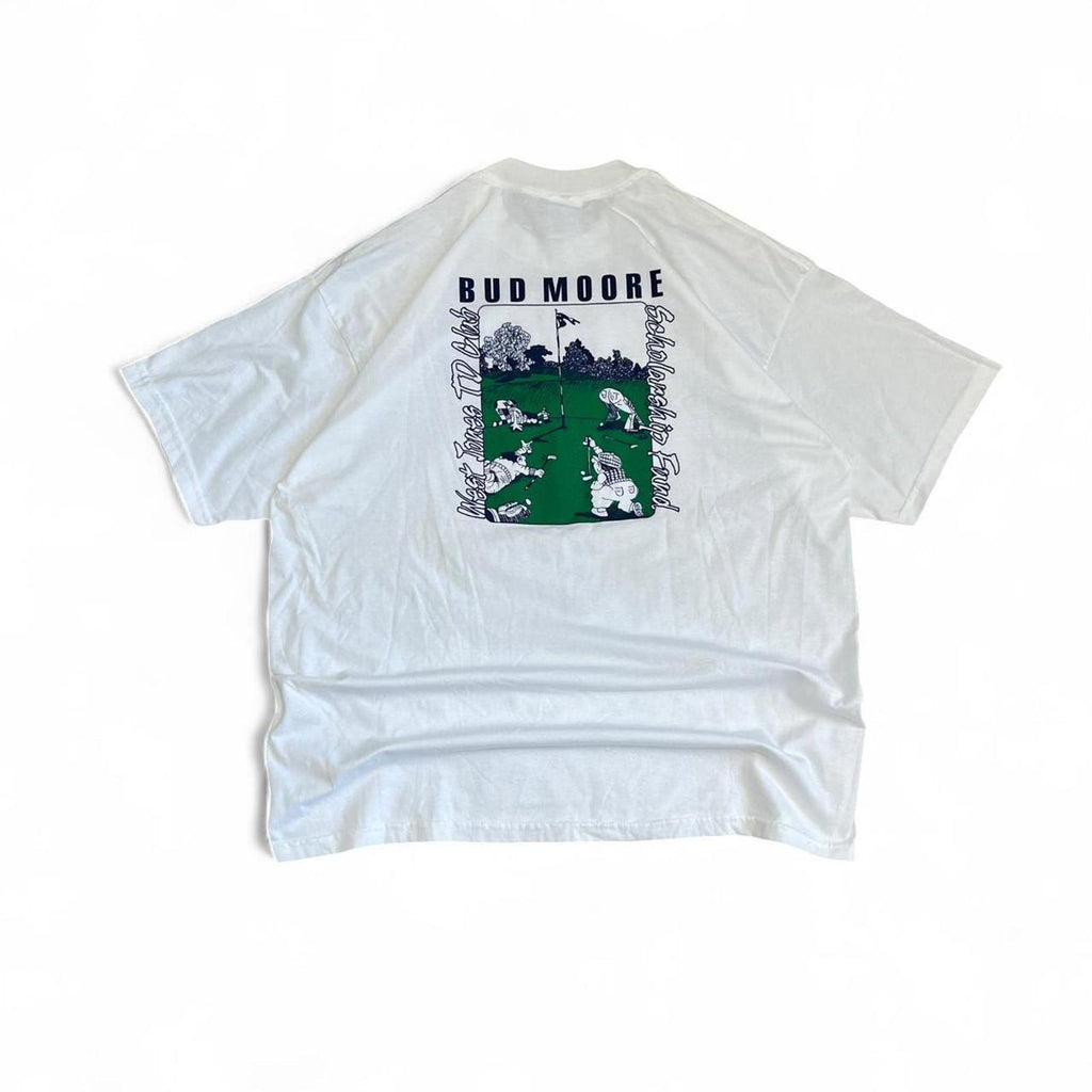 Vintage 90s Bud Moore Golf T-Shirt Gildan 87ca49ab-0b5c-46a9-9559-c710ca5d9e63