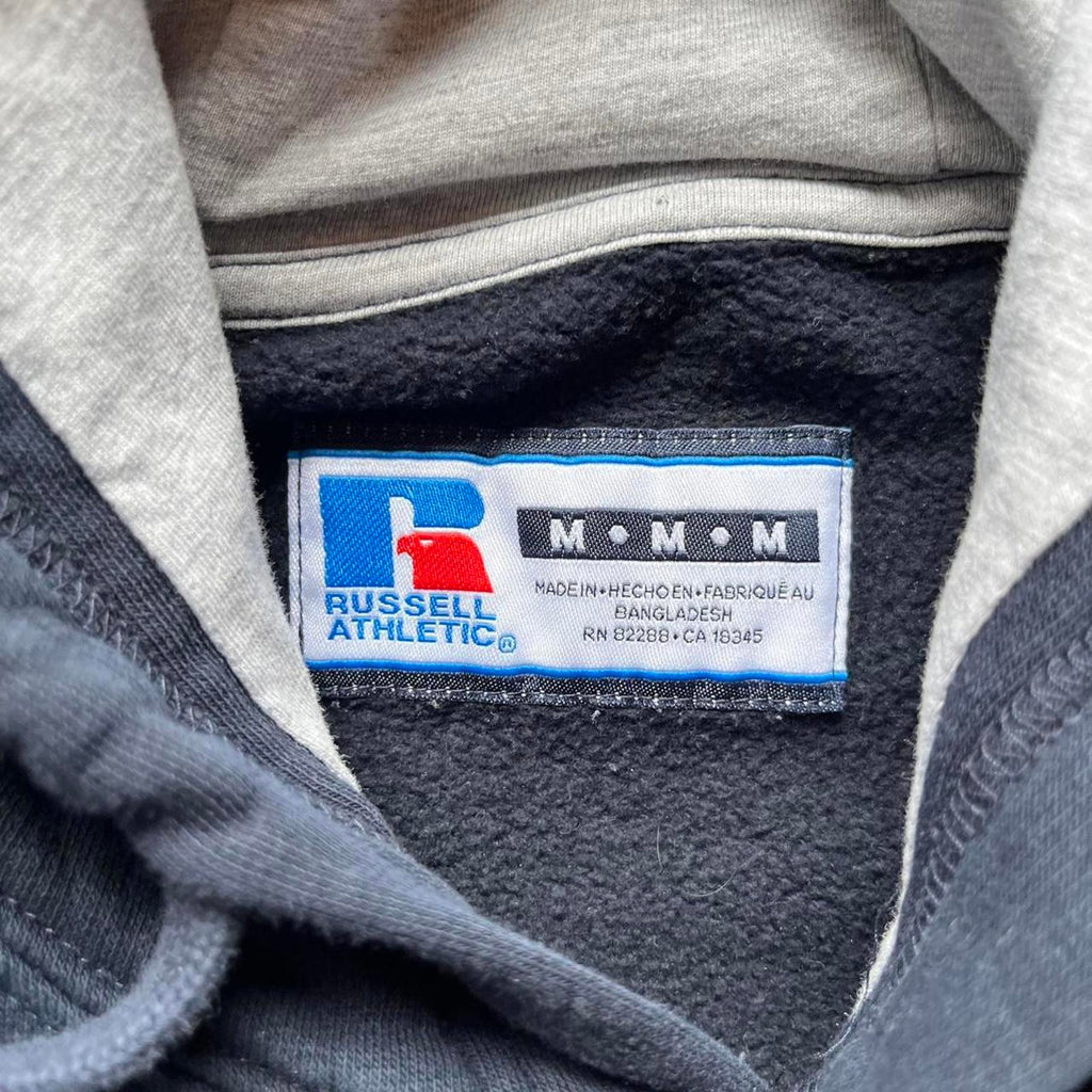 Vintage Y2K Russell Athletic Blank Navy Hoodie