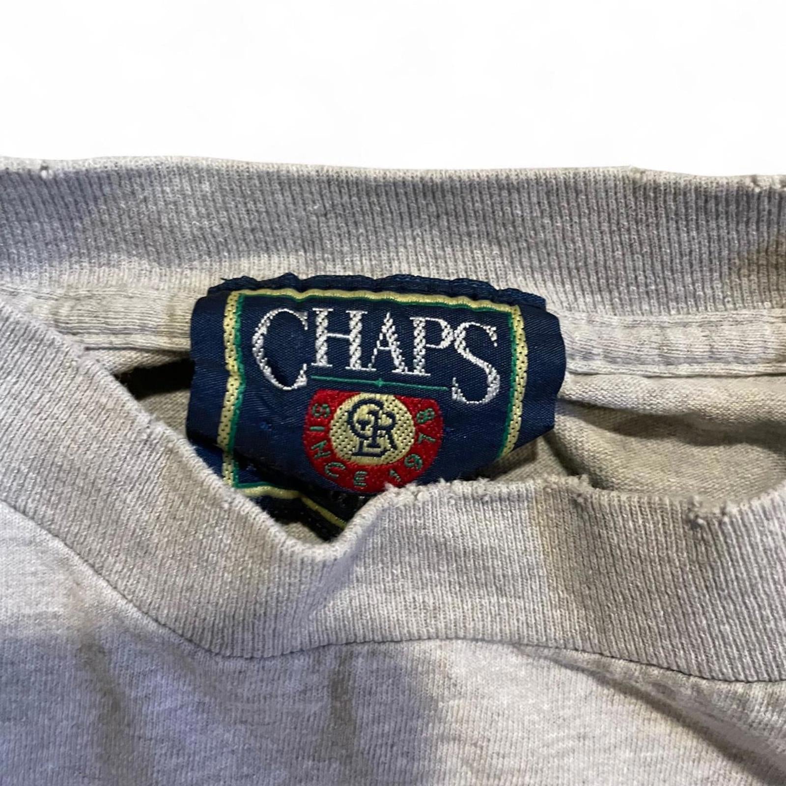 Vintage 90s Chaps Ralph Lauren College Style T-Shirt Chaps 8a71e824-9ff0-491e-a71e-20e29d84780d