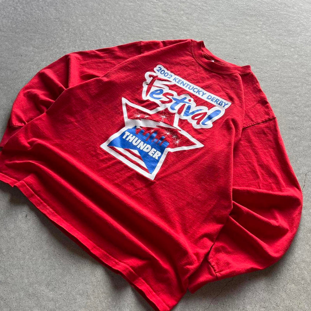 Vintage 2002 Kentucky Derby Festival Long Sleeve Shirt - Uptwn Vintage