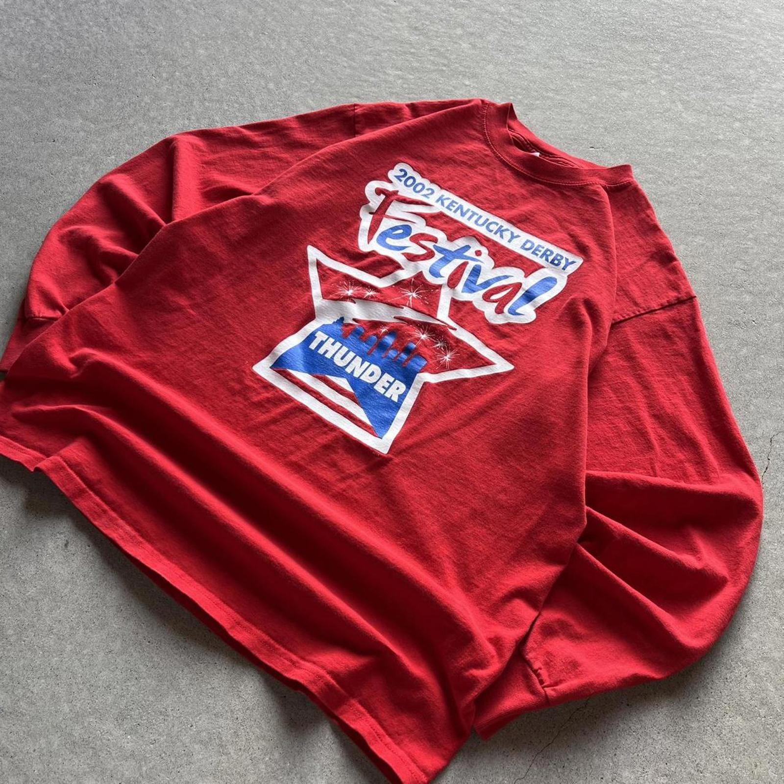 Vintage 2002 Kentucky Derby Festival Long Sleeve Shirt - Uptwn Vintage