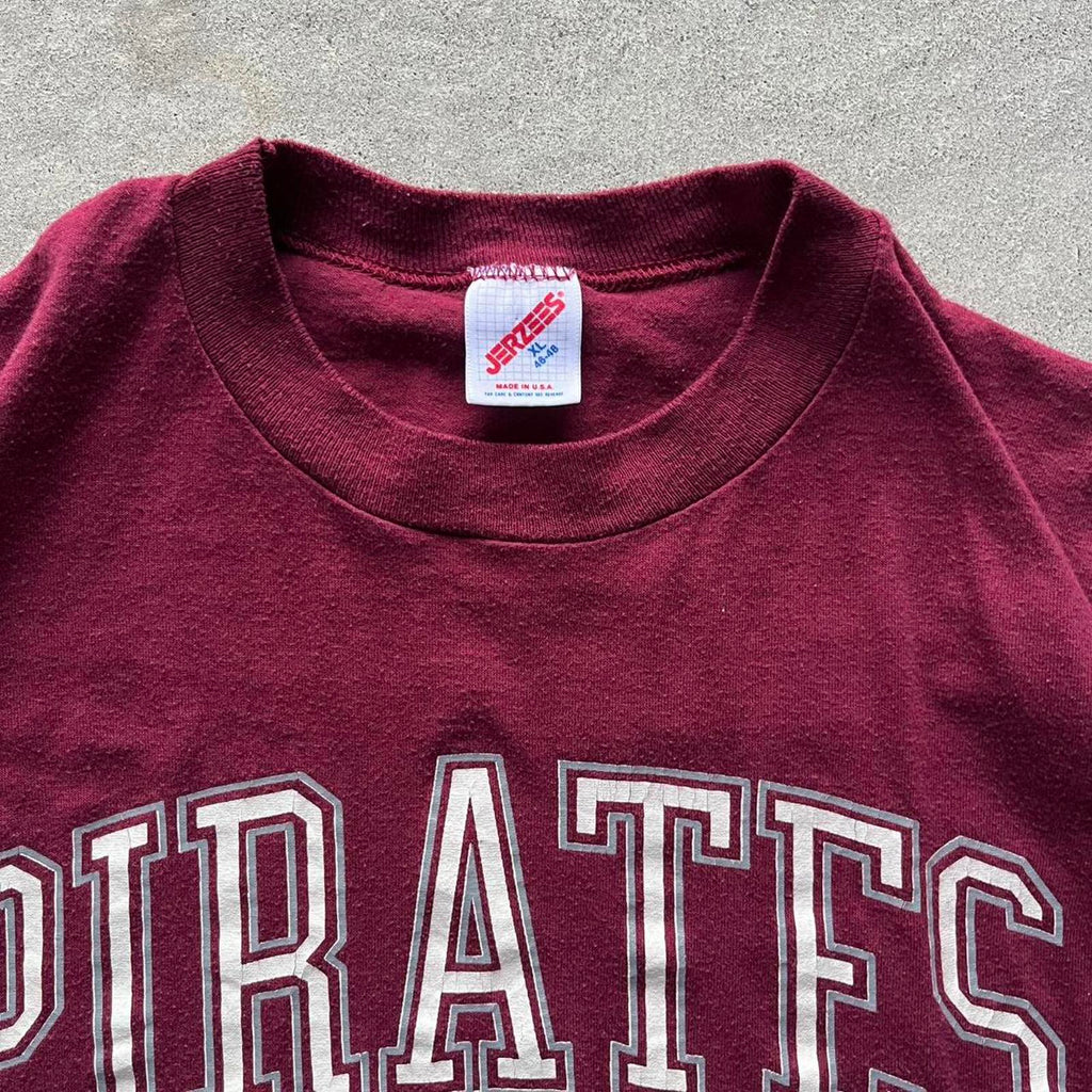 Vintage 80s Retro Style Pirates T-Shirt - Uptwn Vintage