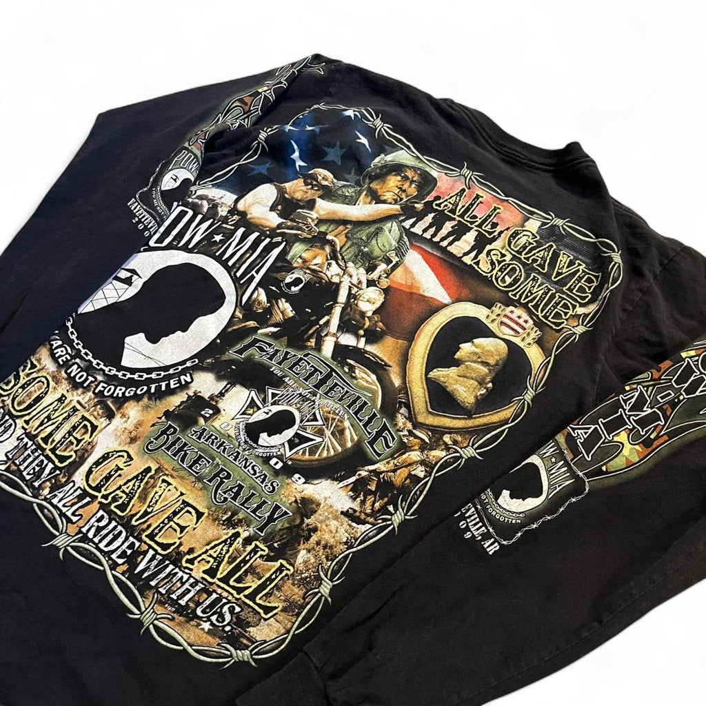 Vintage 2009 Fayetteville Arkansas POW-MIA Military Long Sleeve Shirt American Vintage 8ed90ff3-4b6a-4328-b9ee-df2990b17aa5