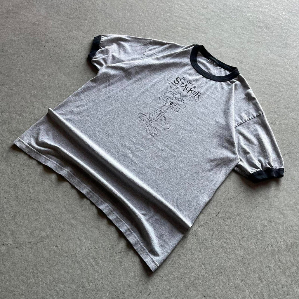 Vintage Clothing Vintage 90s Six Flags Wile-e Coyote Ringer T-Shirt American Vintage - uptwn vintage - 947125e8-f9e3-4b79-8cbb-3539d3e35c4c