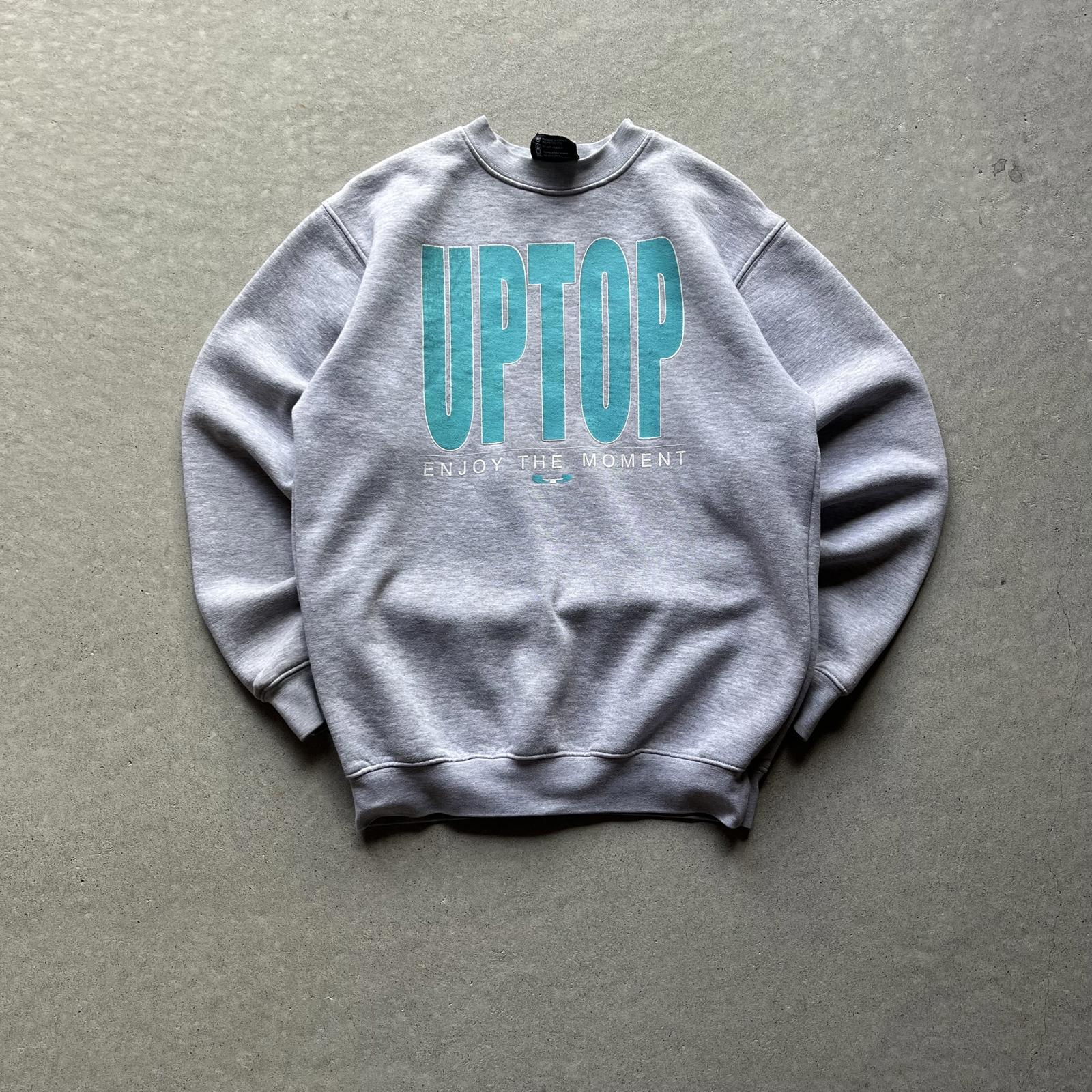 Vintage 90s Bayside Uptop Made In USA Crewneck Sweatshirt