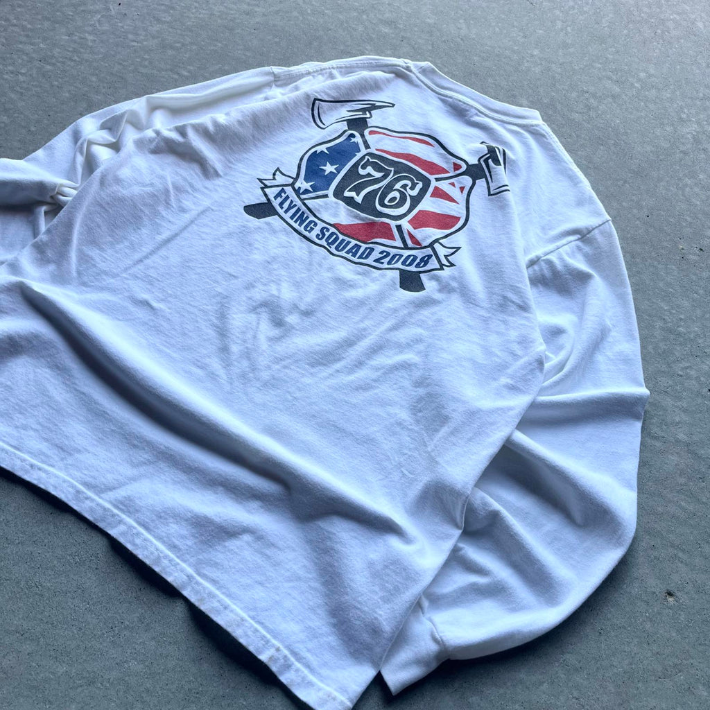Vintage 2008 USS Ronald Raegan Flying Squad Shirt - Uptwn Vintage