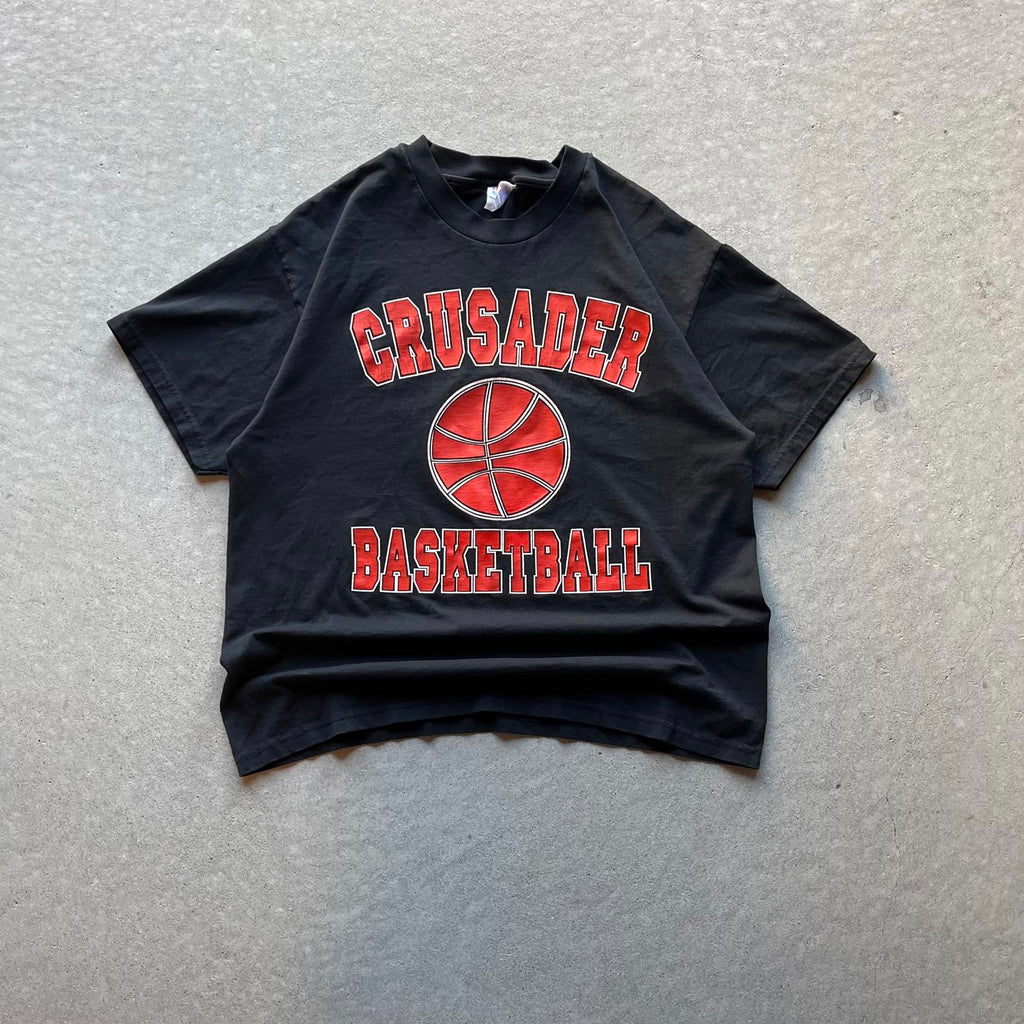 Vintage Clothing Vintage 90s Crusader Basketball Retro Style T-Shirt Hanes - uptwn vintage - 97ee8f55-6de5-4c4a-a5d6-b38cd0150d7b_a1ad80fc-0660-4e7e-a289-fa7773c8aa0e
