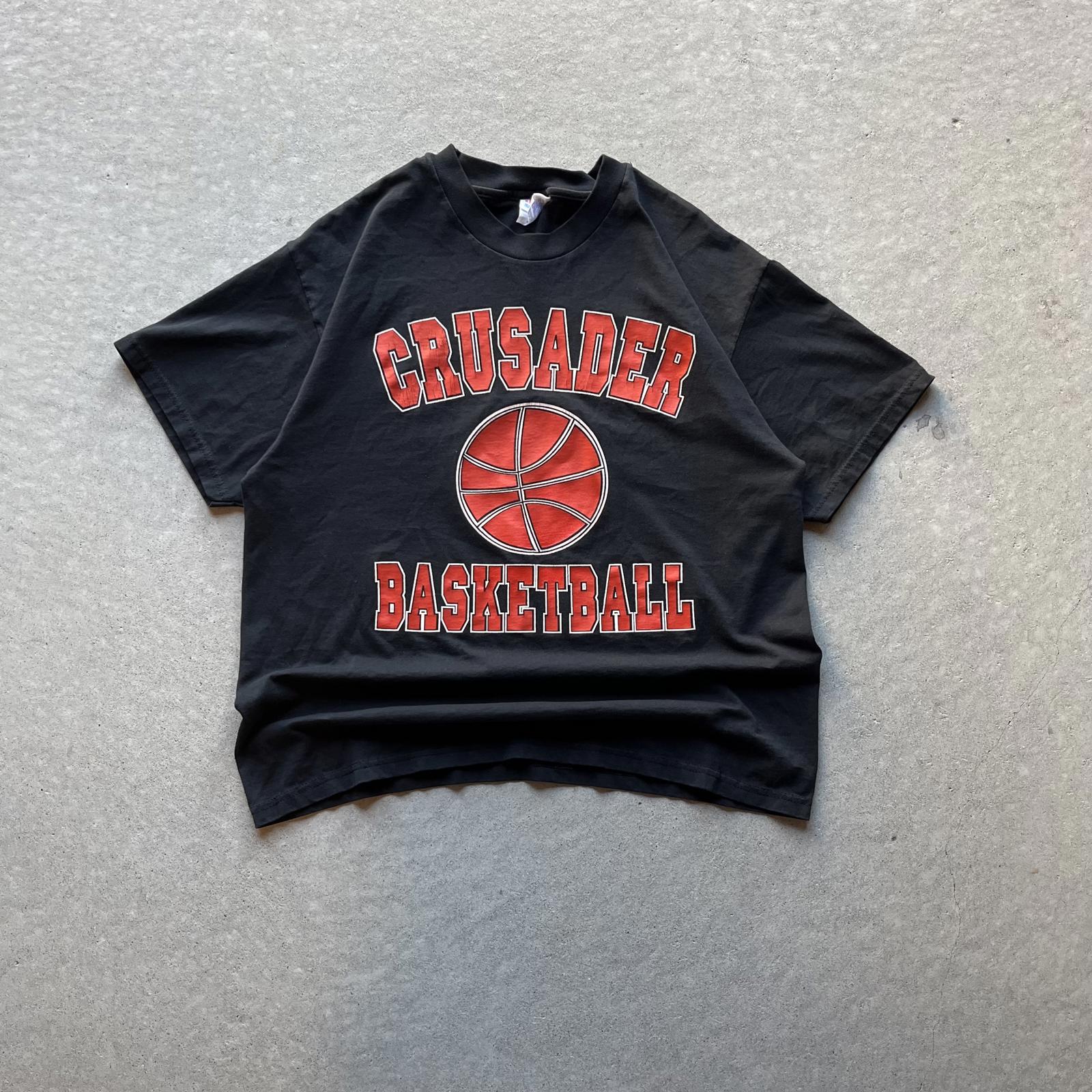 Vintage 90s Crusader Basketball Retro Style T-Shirt - Uptwn Vintage