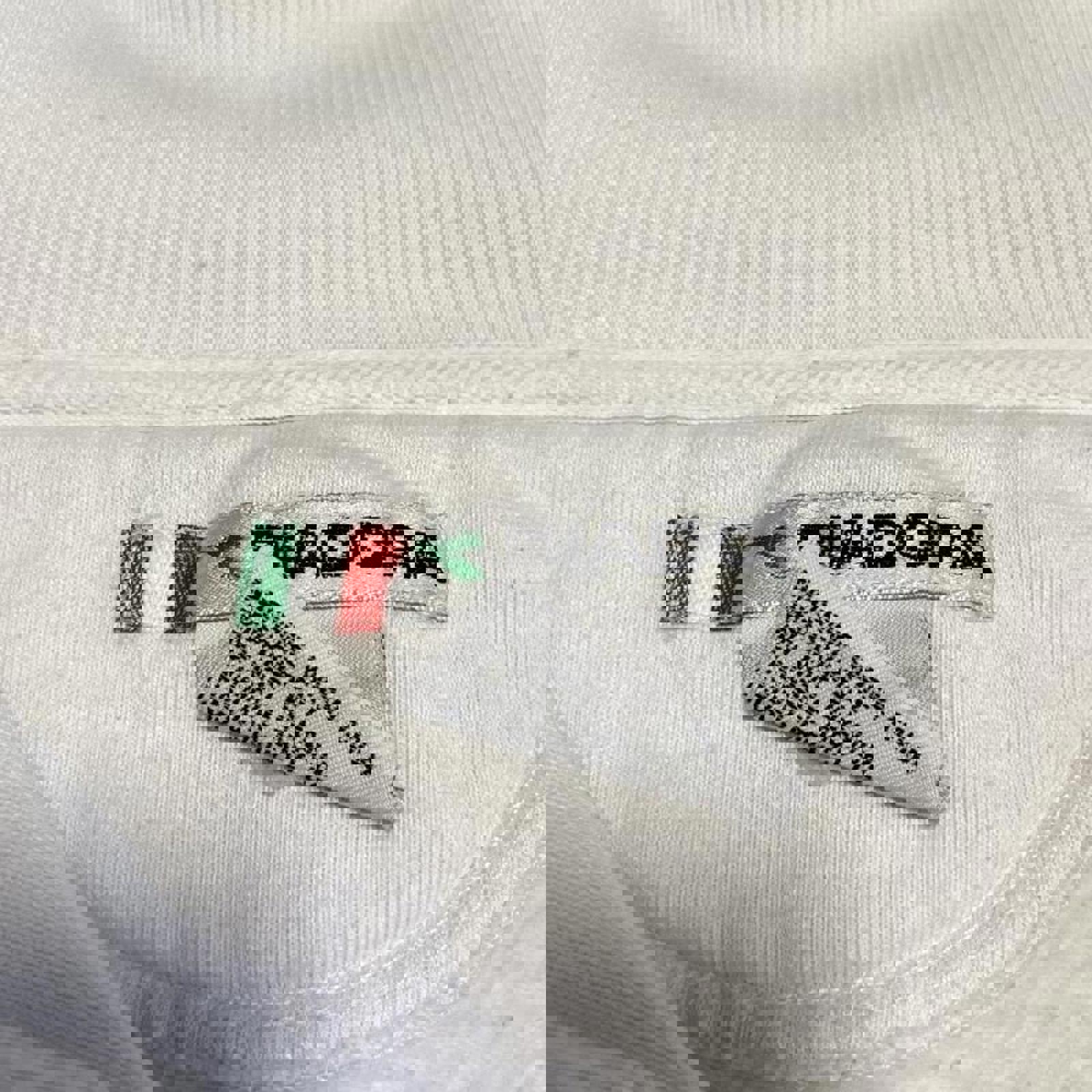 Vintage 90s White Diadora Quarter-zip Sweatshirt