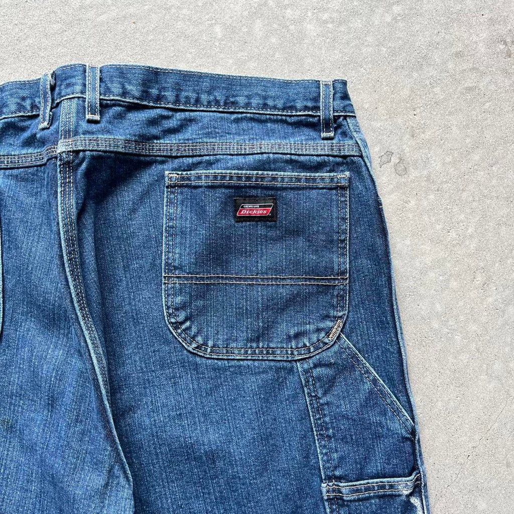 Vintage Style Blue Dickies Carpenter Jeans - Uptwn Vintage