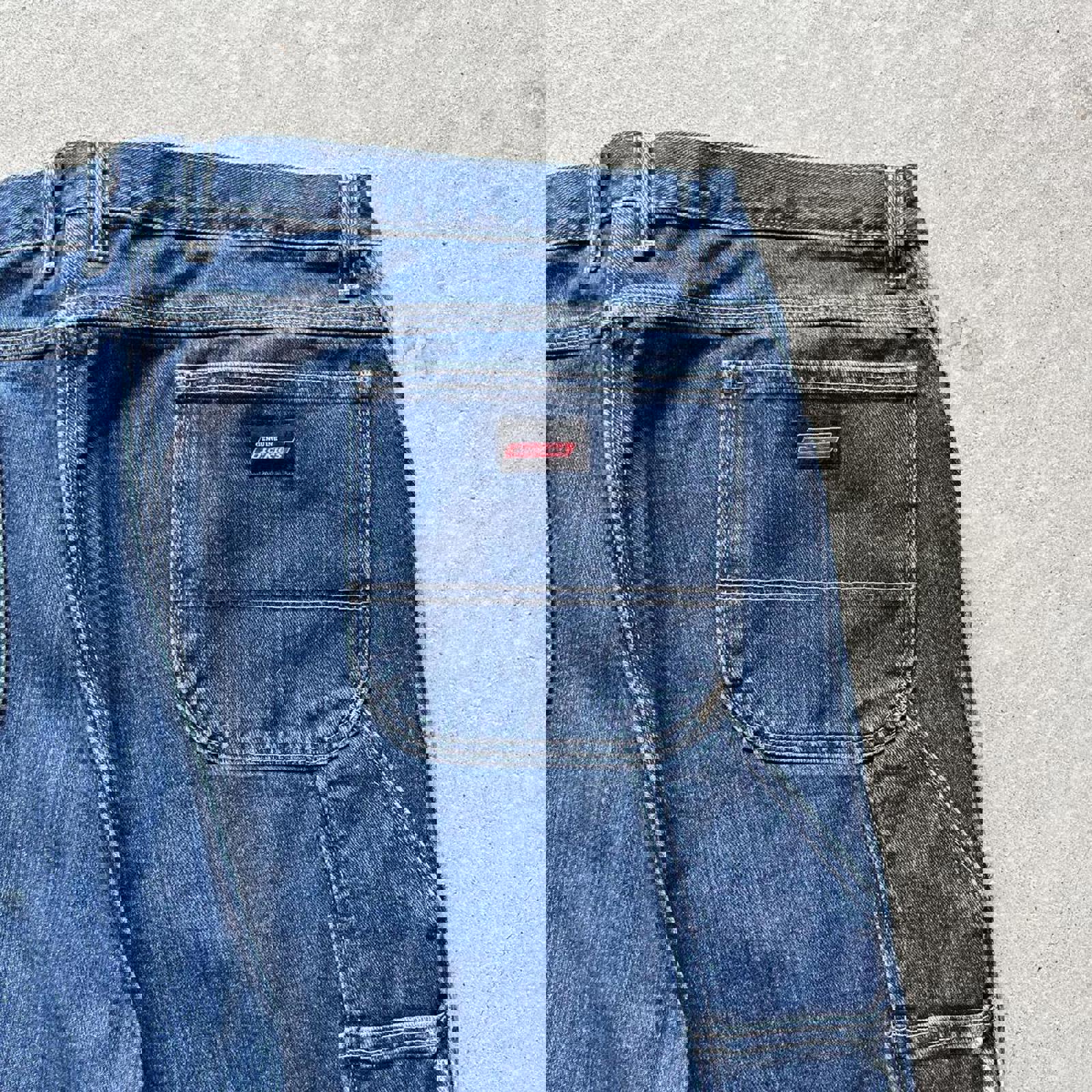 Vintage Style Blue Dickies Carpenter Jeans